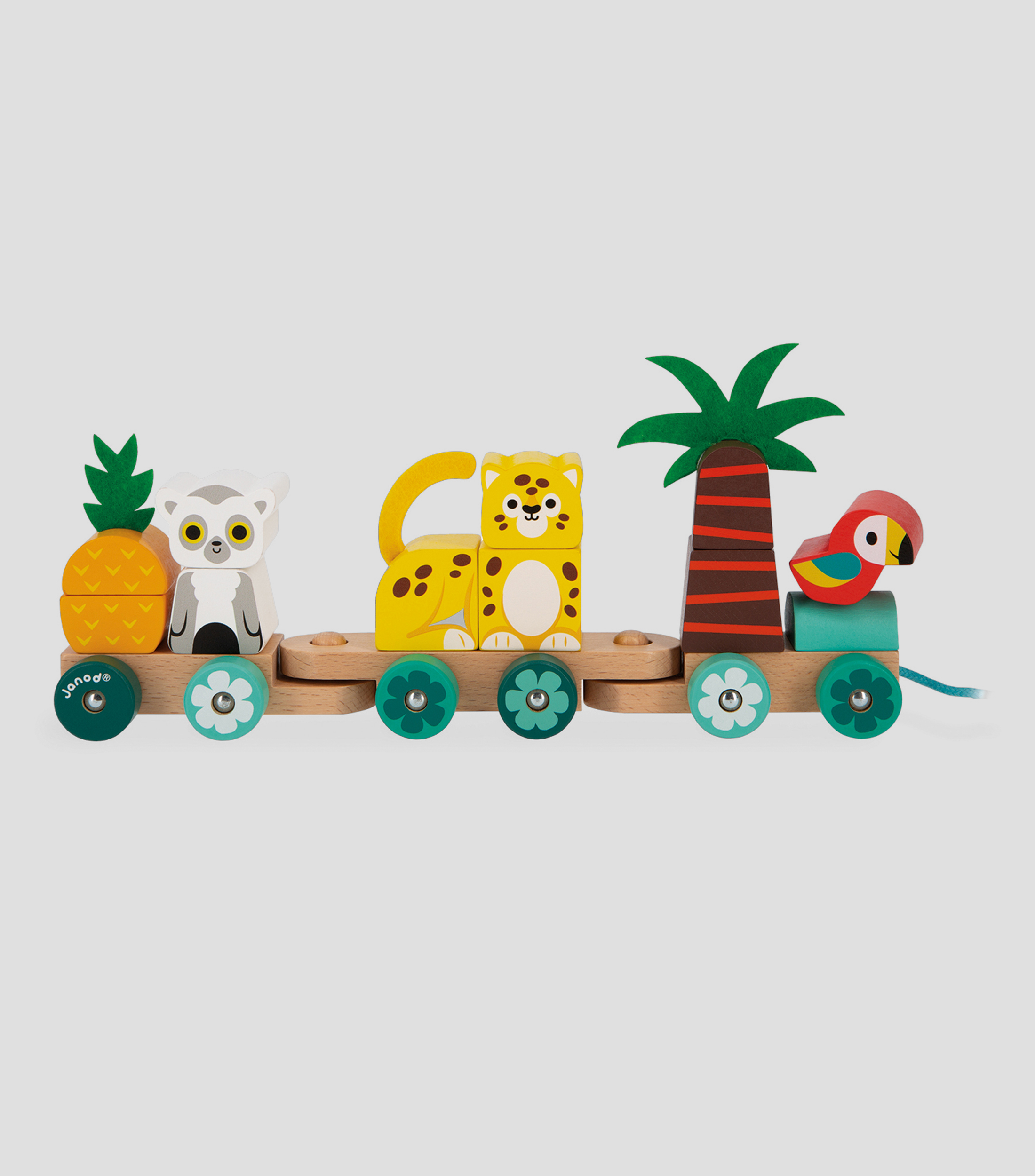 Juguete para bebe Tren De Arrastre Tropical - Tropik