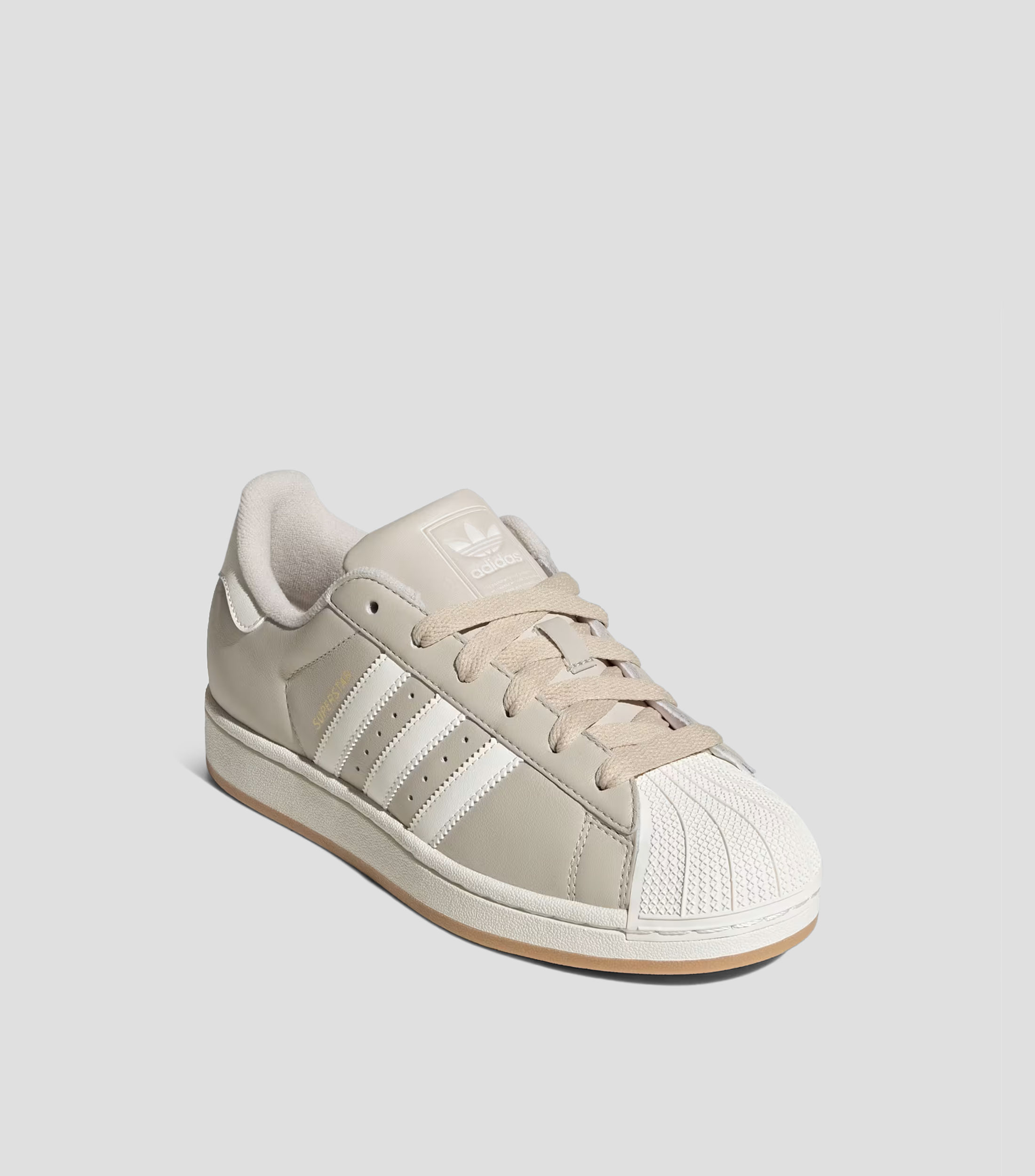 Tenis casuales en piel Superstar II Mujer