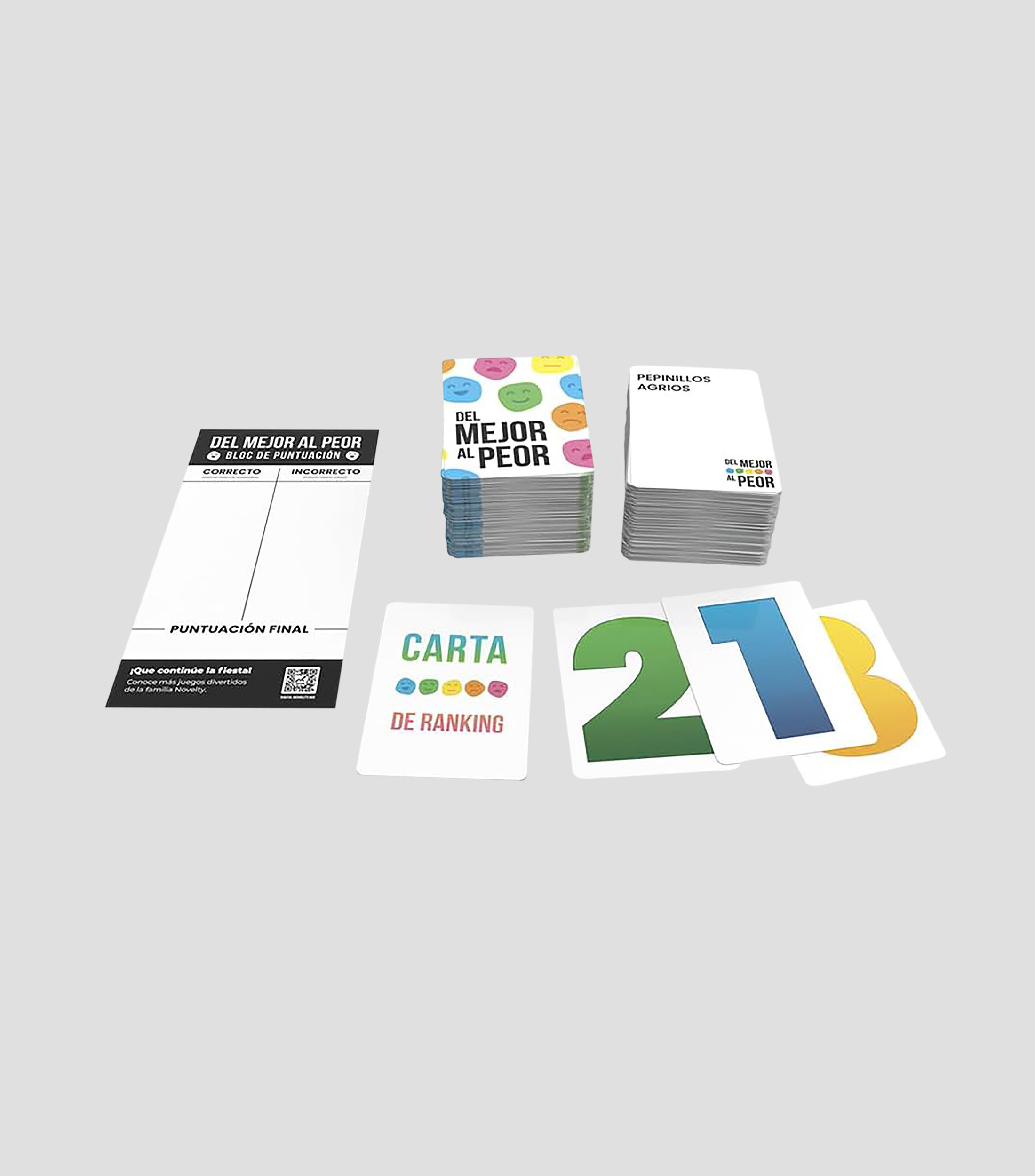 Juego de Cartas Del Mejor al Peor