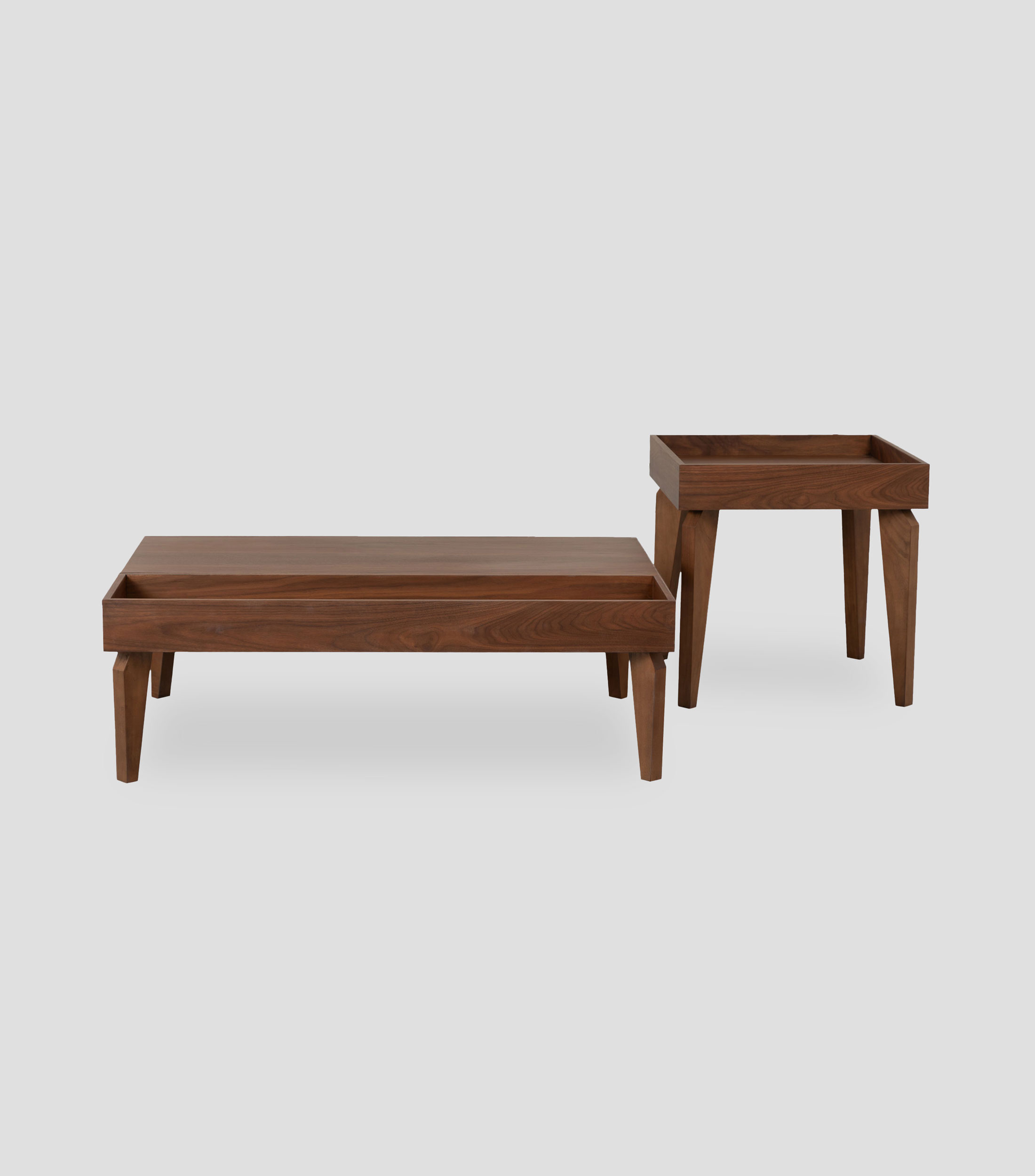 Mesa lateral Atlanta en madera álamo
