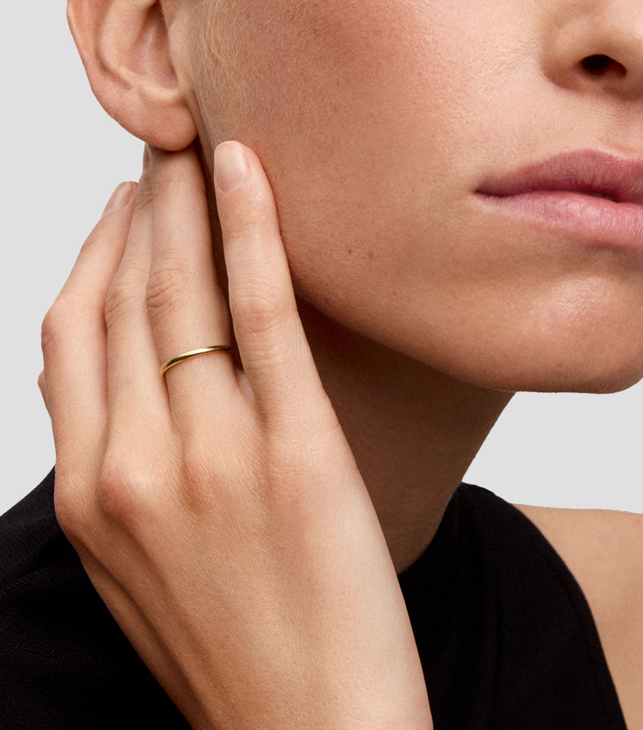 Anillo de boda en Oro amarillo de 18 Kilates Mujer