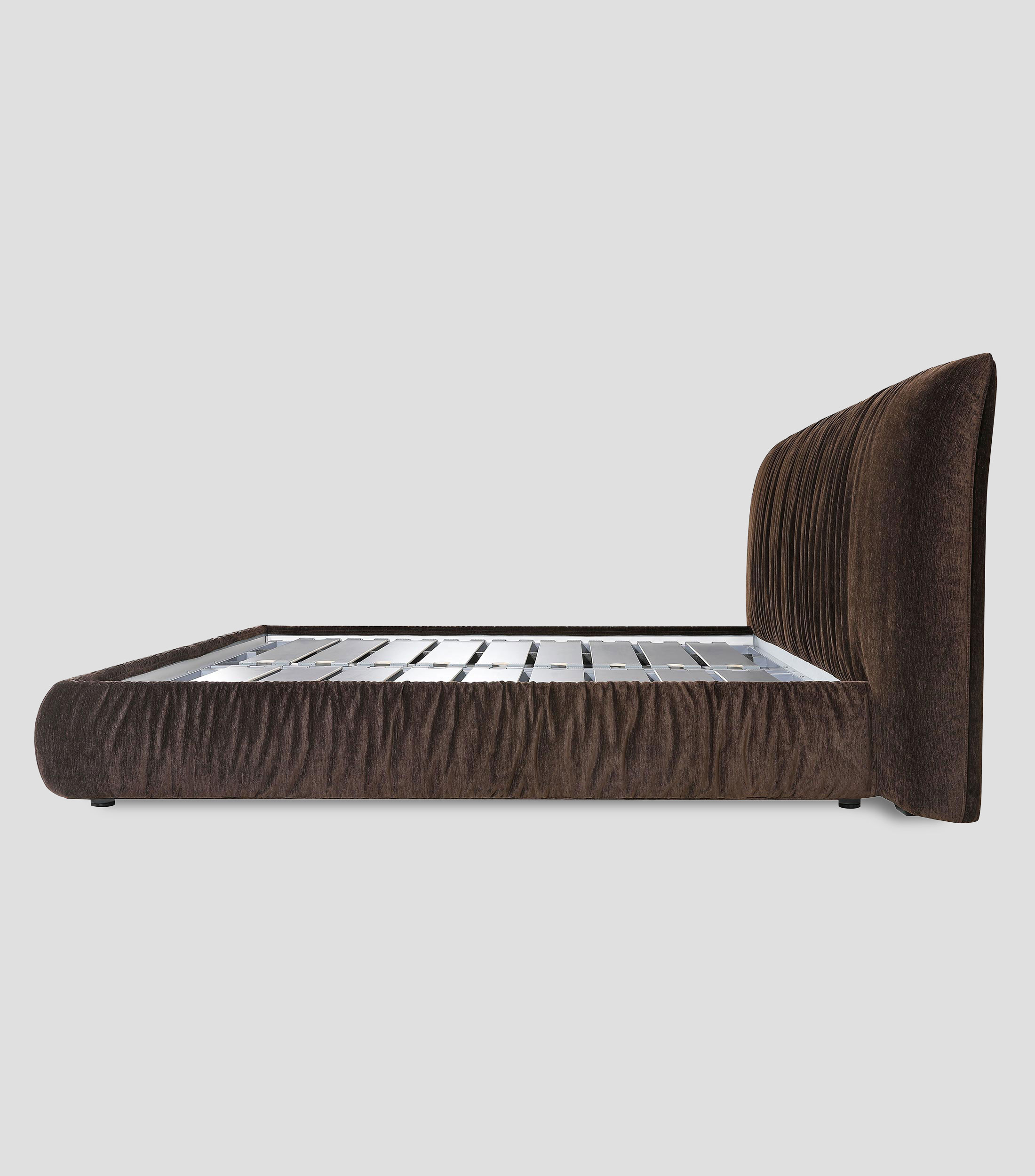 Cama Queen size Shar Pei Storage - Coffee Bean Fabric