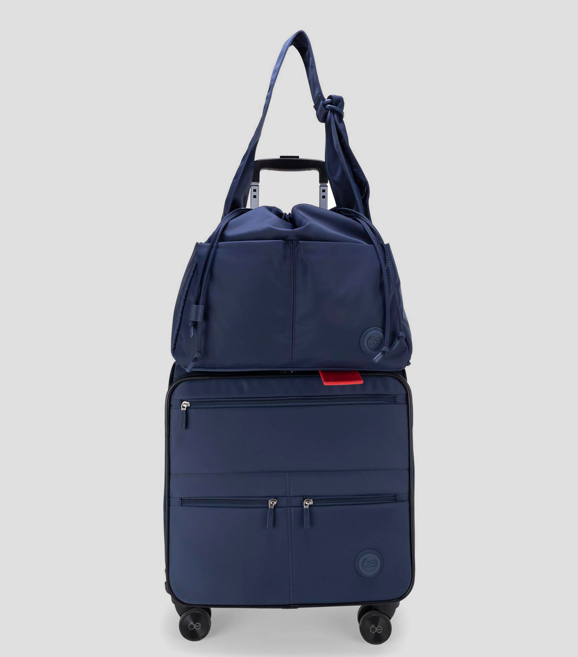 Set de Viaje Maleta y Hobo Azul Marino