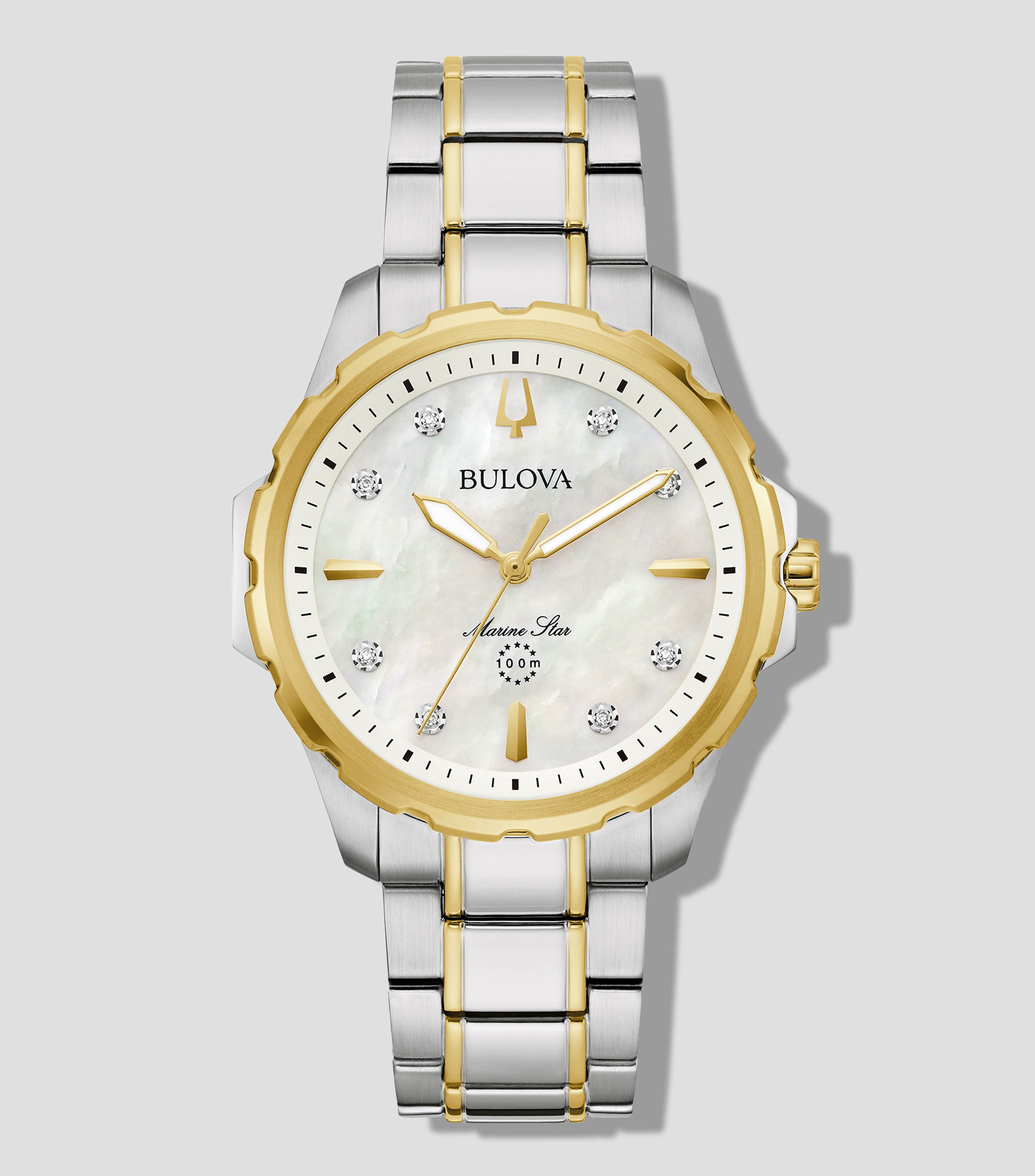 Reloj para mujer Marine Star Casual, Plateado, Dorado