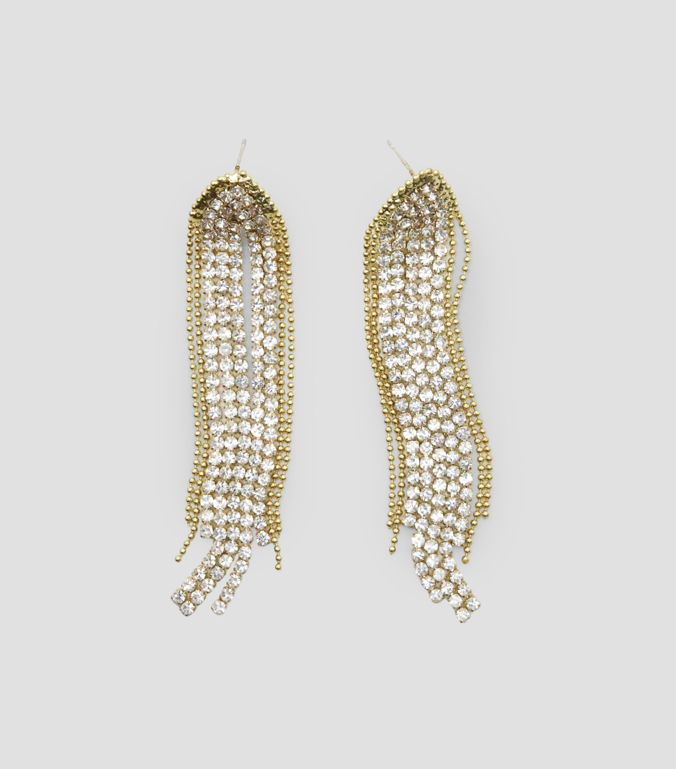 Aretes con cristales Mujer
