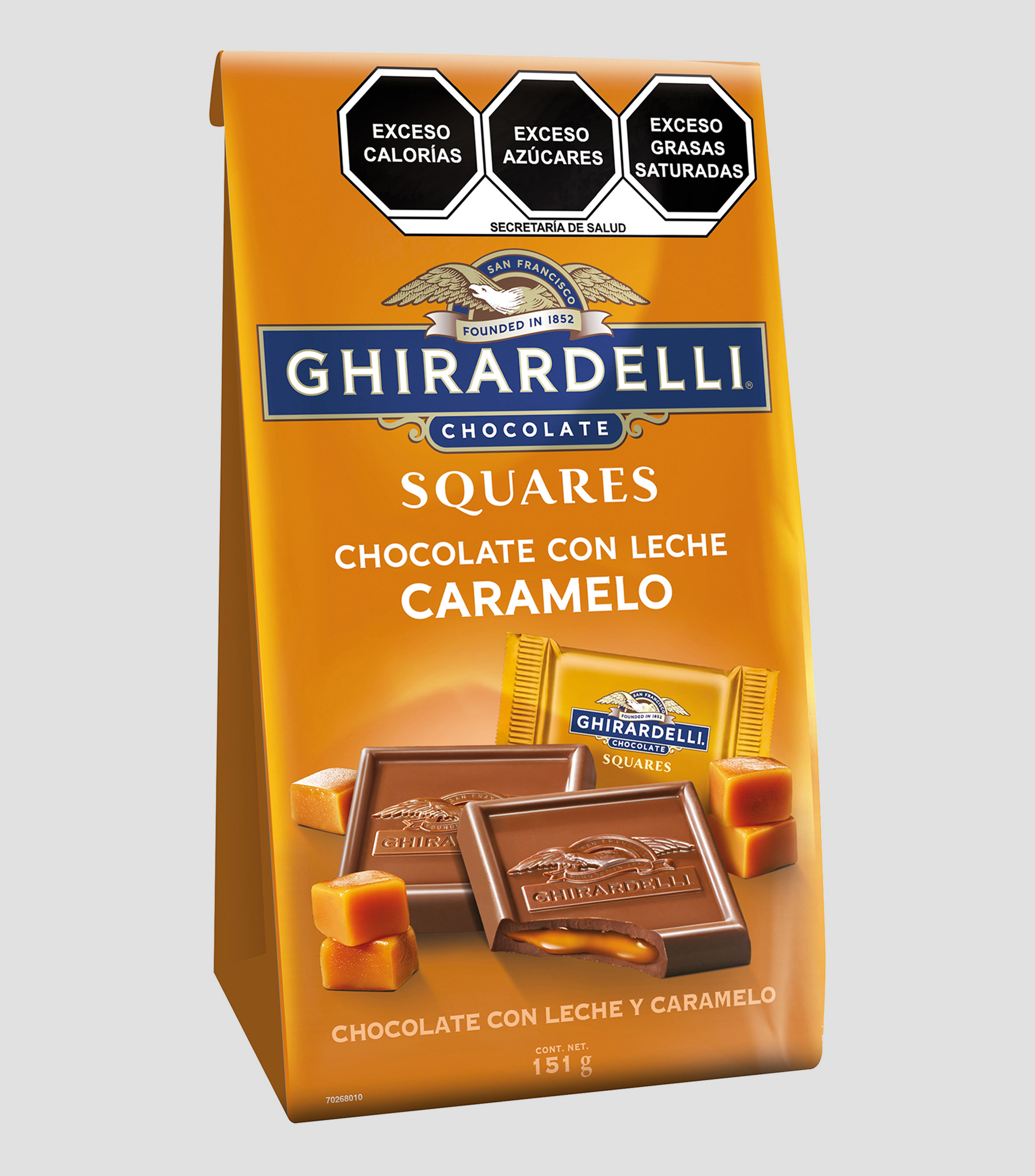 Chocolate Ghirard Milk Caram Bsa, 151 g