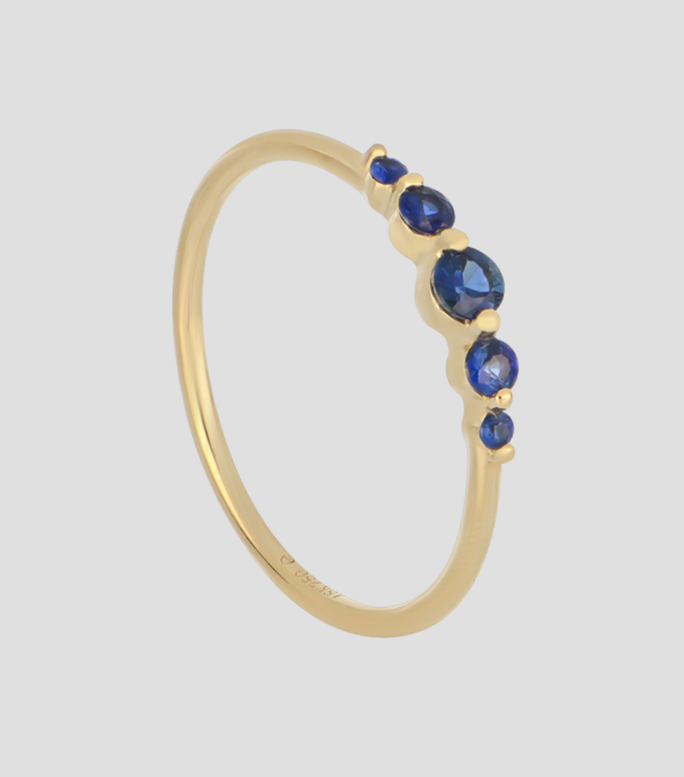 Anillo en Oro amarillo de 18 Kilates Mujer