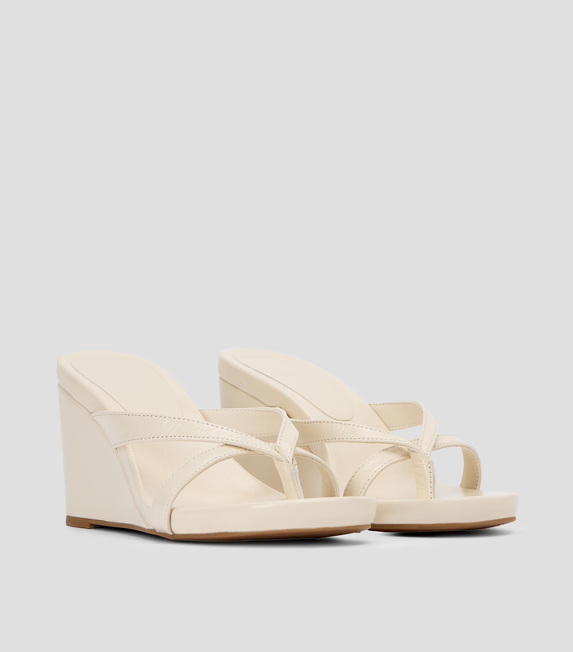 Sandalias con tacón alto de cuña Helan Mujer