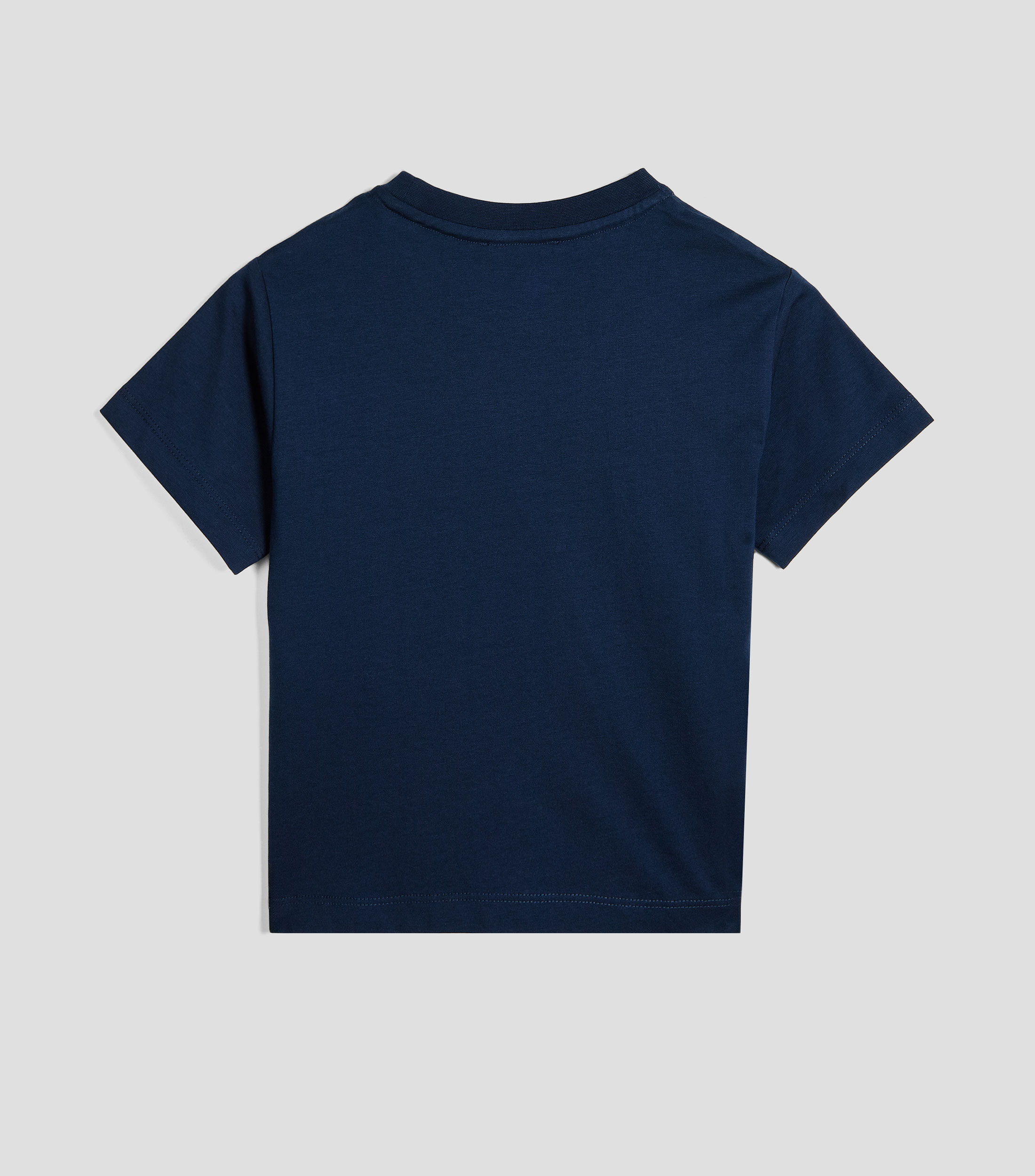 Playera de cuello redondo con manga corta estampada Niño