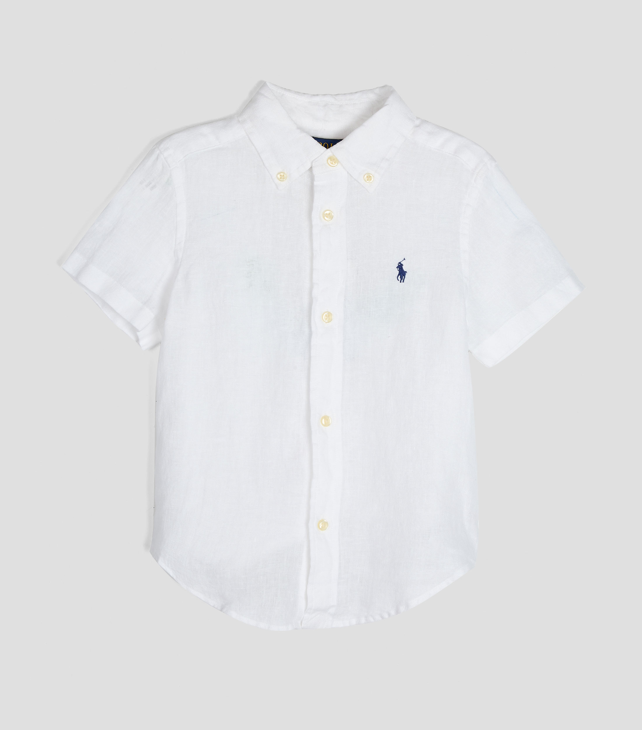 Camisa lisa manga corta Bebé