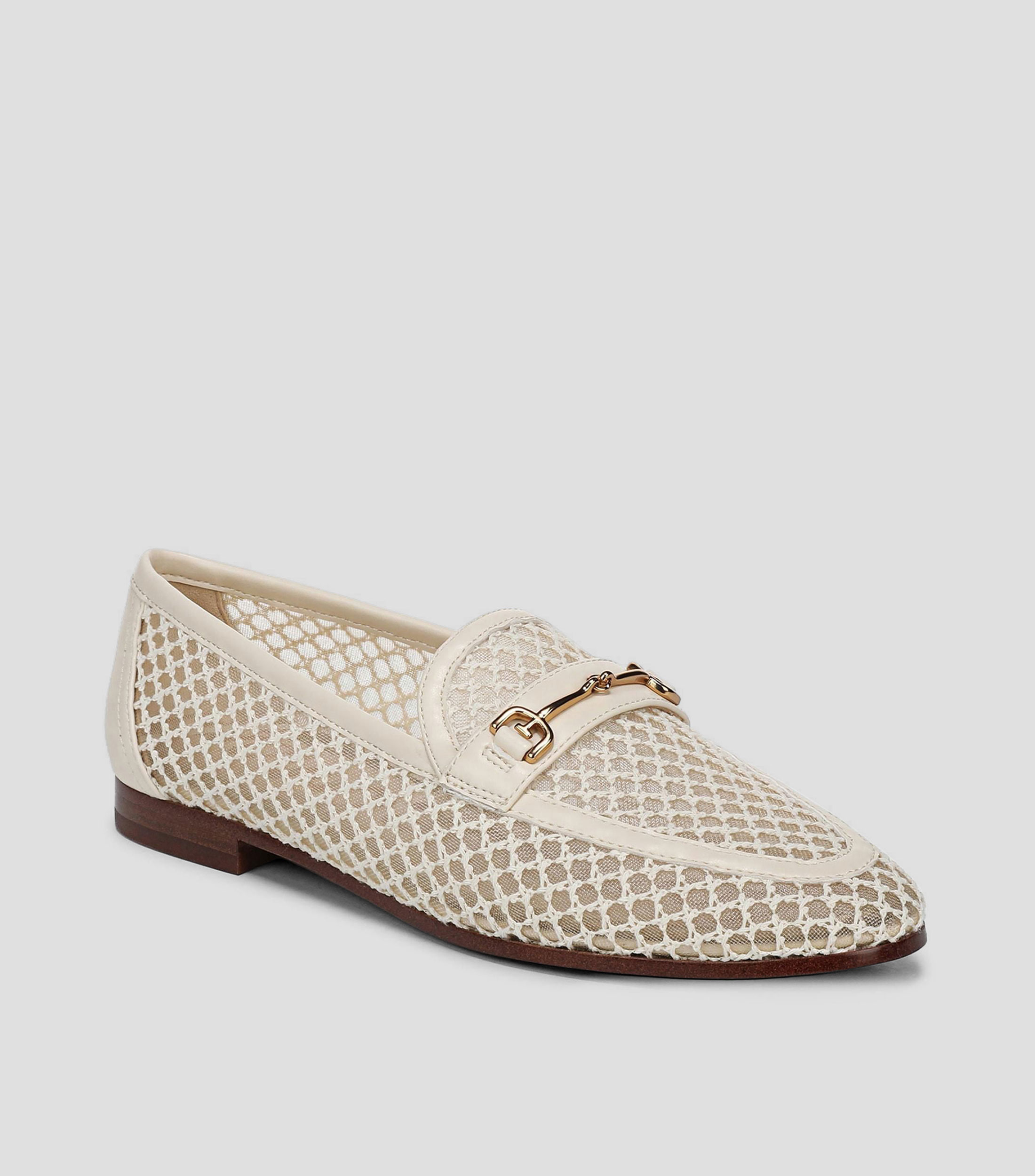 Mocasines con herraje metálico Mujer