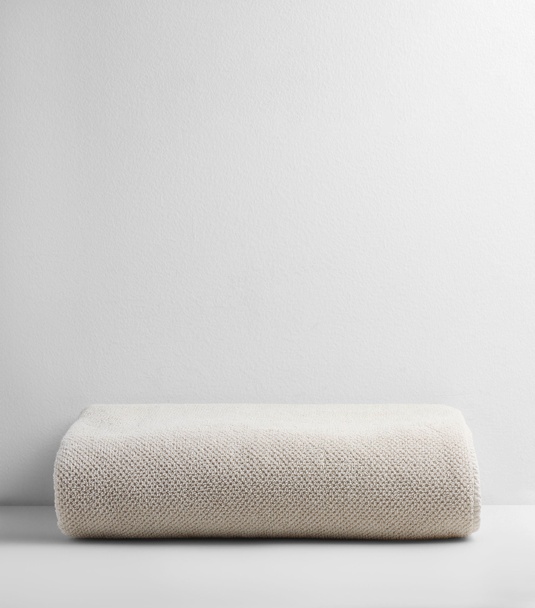 Toalla de medio baño beige
