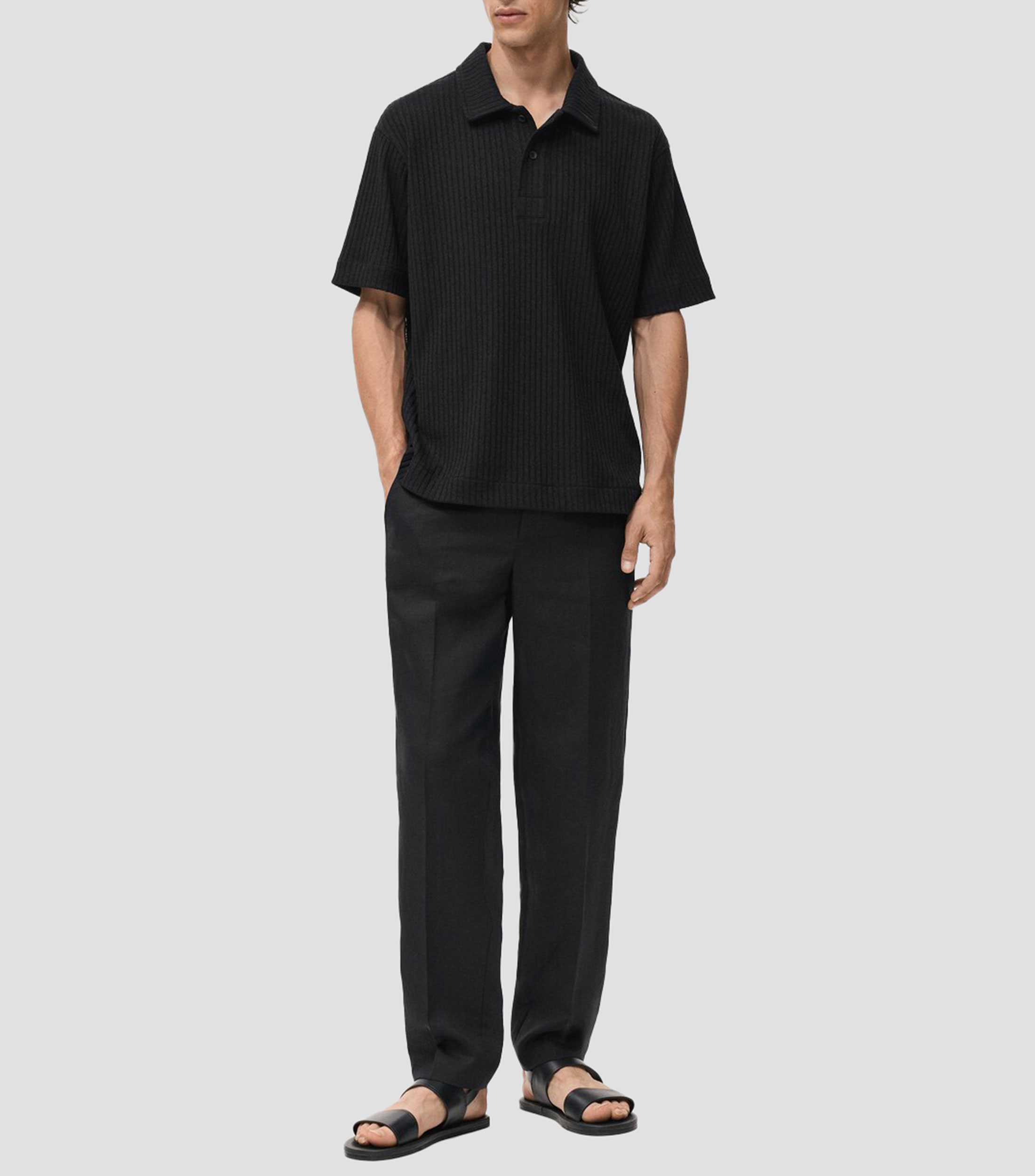 Playera tipo polo manga corta Hombre
