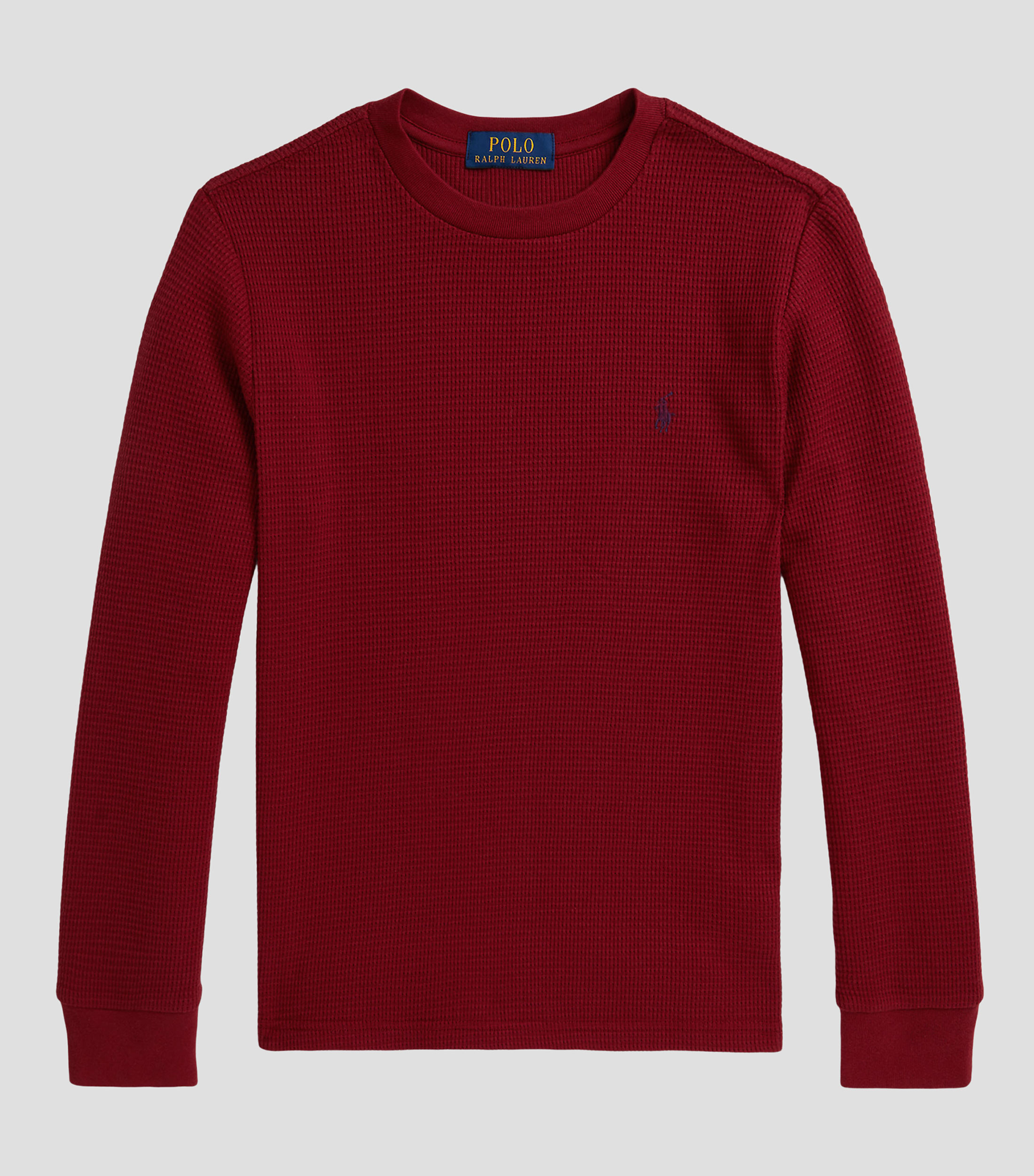 Playera cuello redondo manga larga Niño
