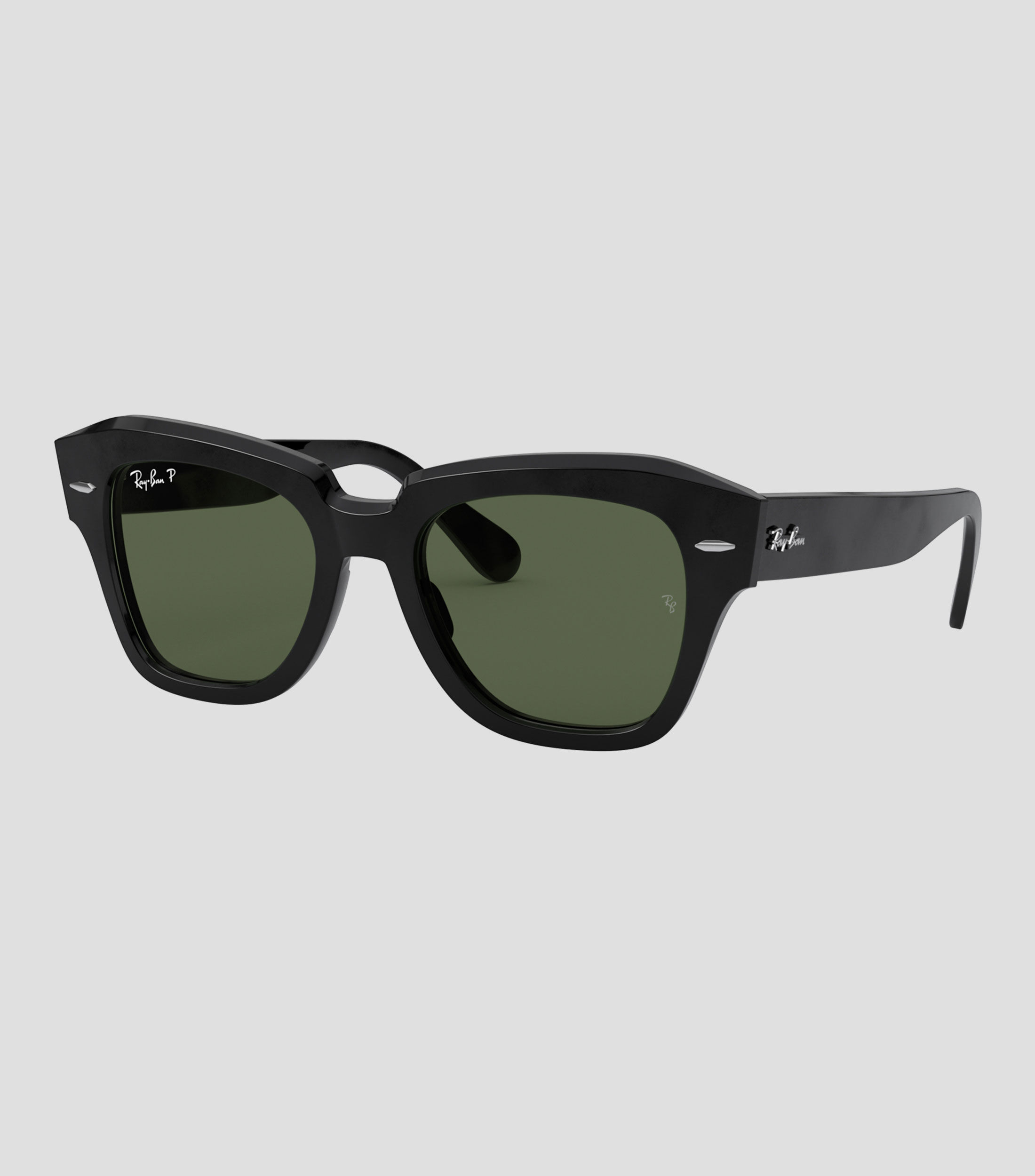 Lentes de sol cuadrados Statestreet negros Unisex