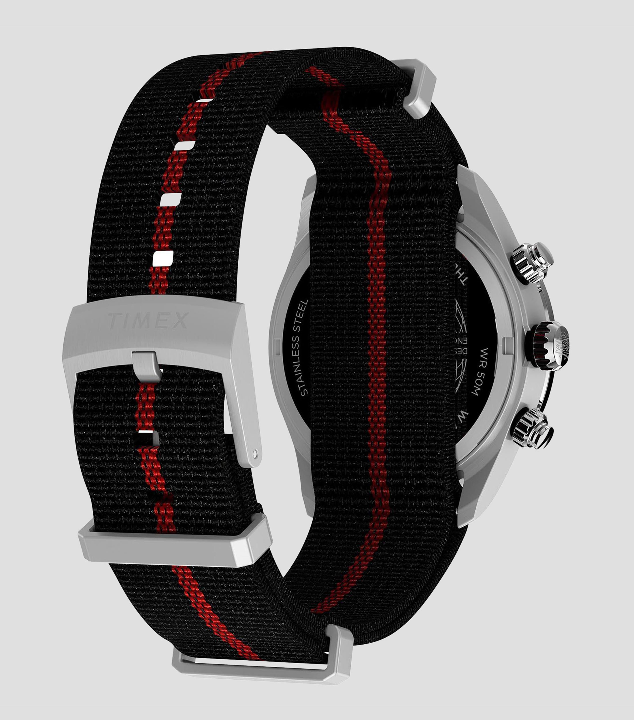 Reloj para Hombre Waterbury casual plateado, negro