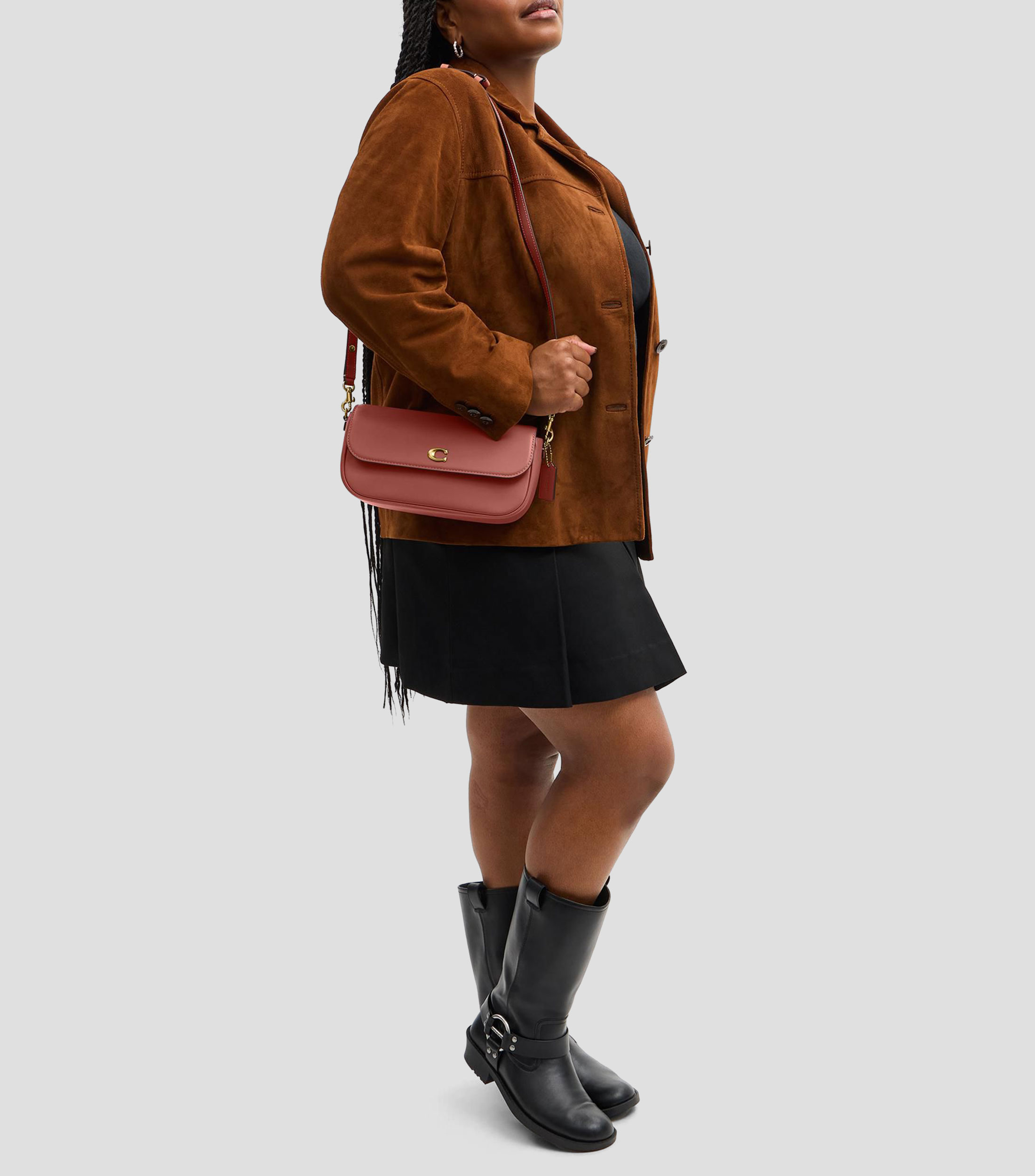 Bolsa shoulder en piel Brook lisa Mujer