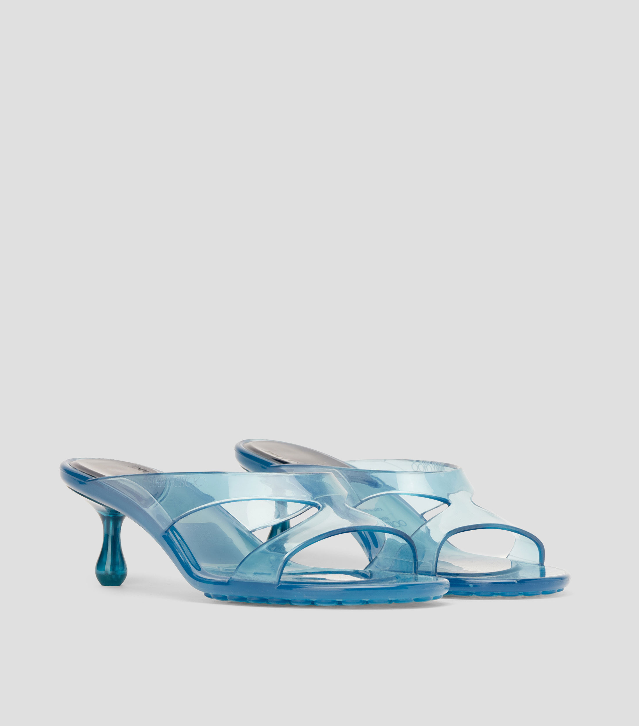 Sandalias con tacón bajo redondo Mujer