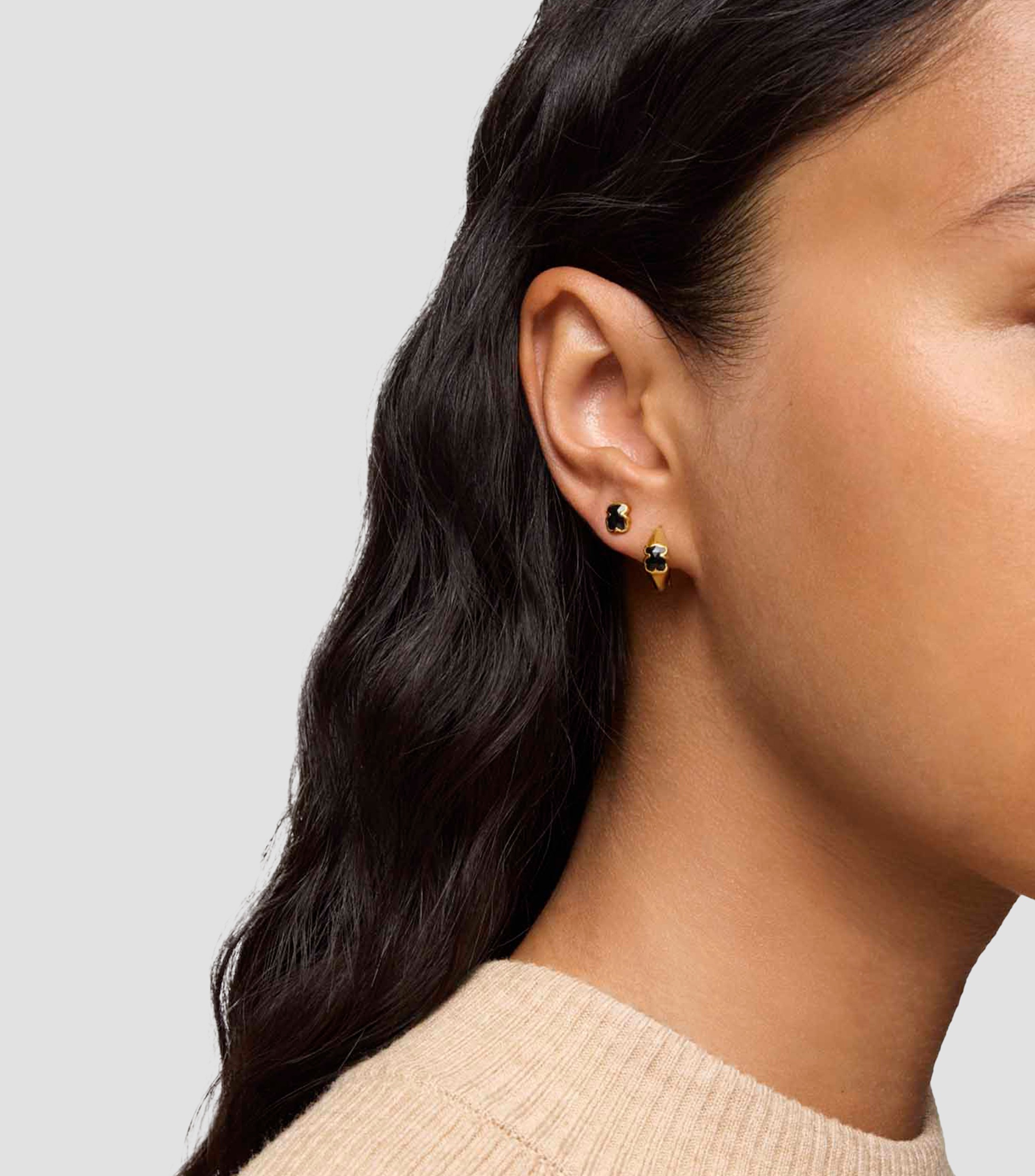 Pendientes Icon Color con Onix Mujer