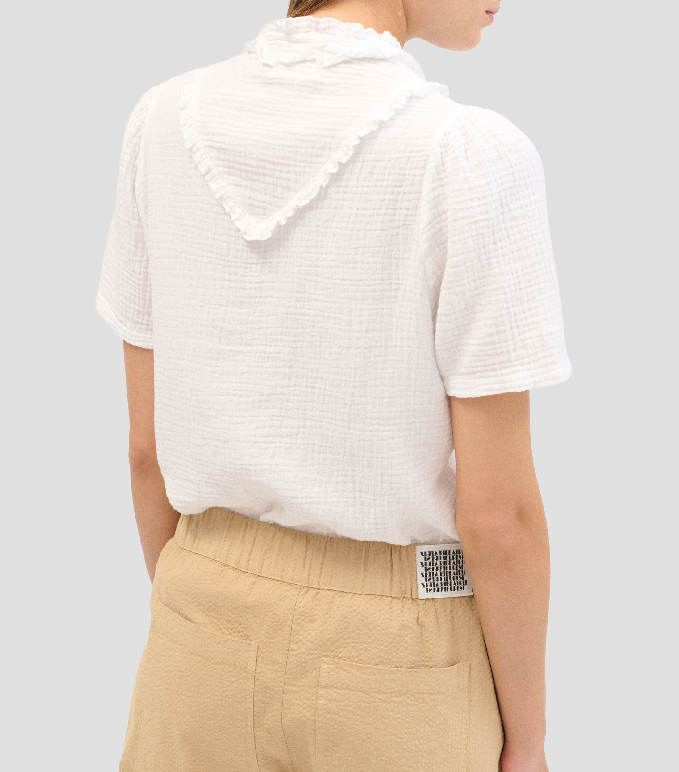 Blusa fantasía manga corta Mujer