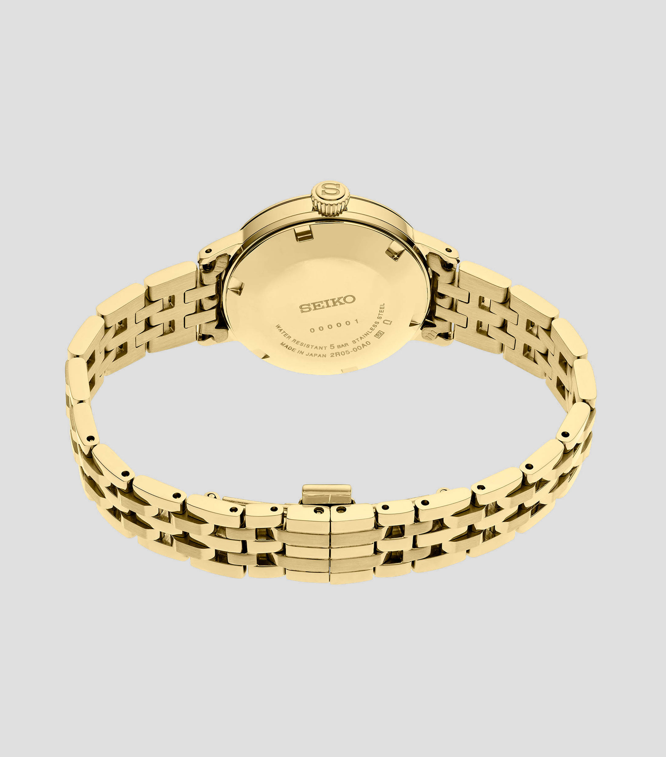 Reloj unisex Presage casual, dorado
