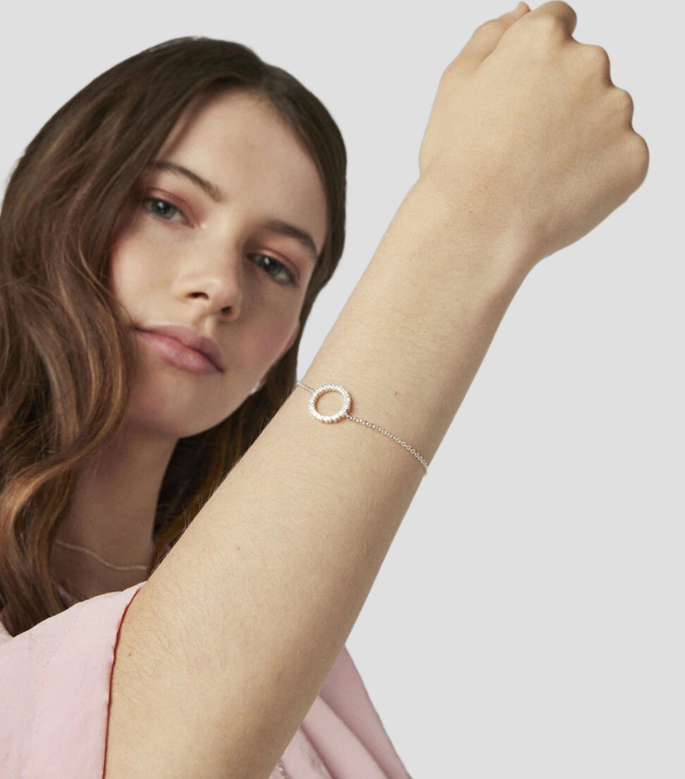 Pulsera en plata .925 Straight Mujer
