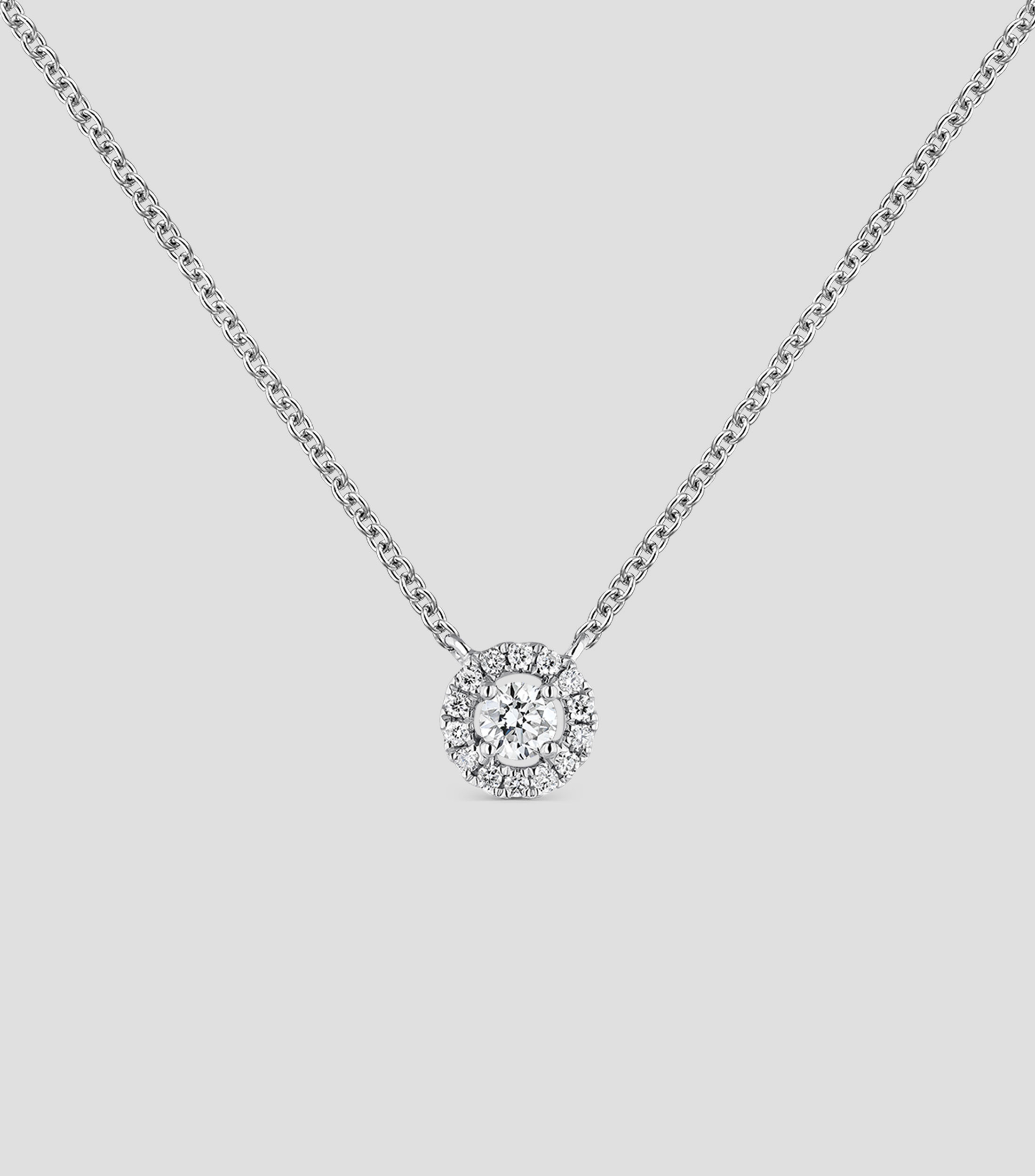 Collar en oro blanco 18 Kts Grace Mujer