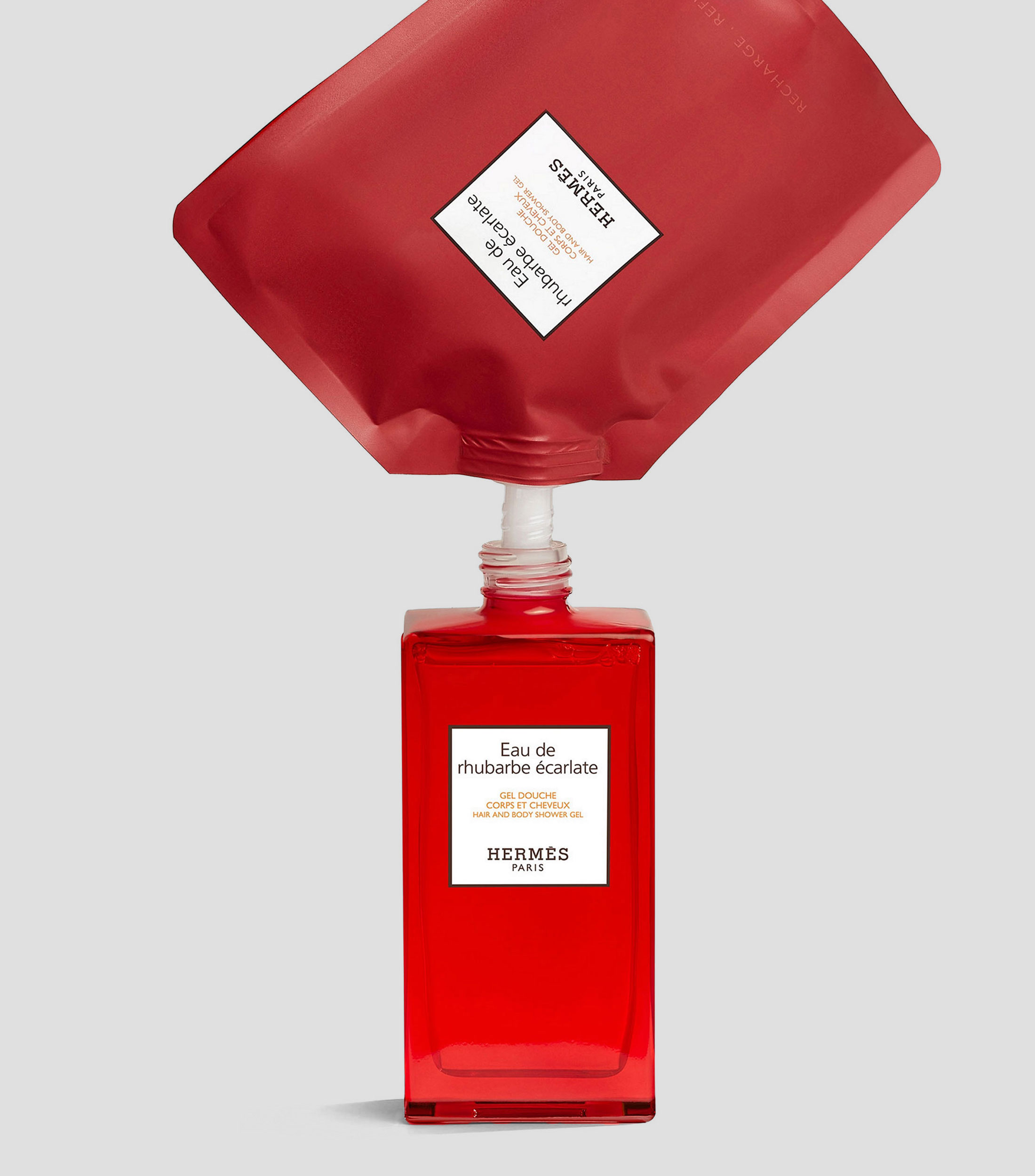 Gel de Ducha para Cuerpo y Cabello Eau de rhubarbe écarlate, 200 ml