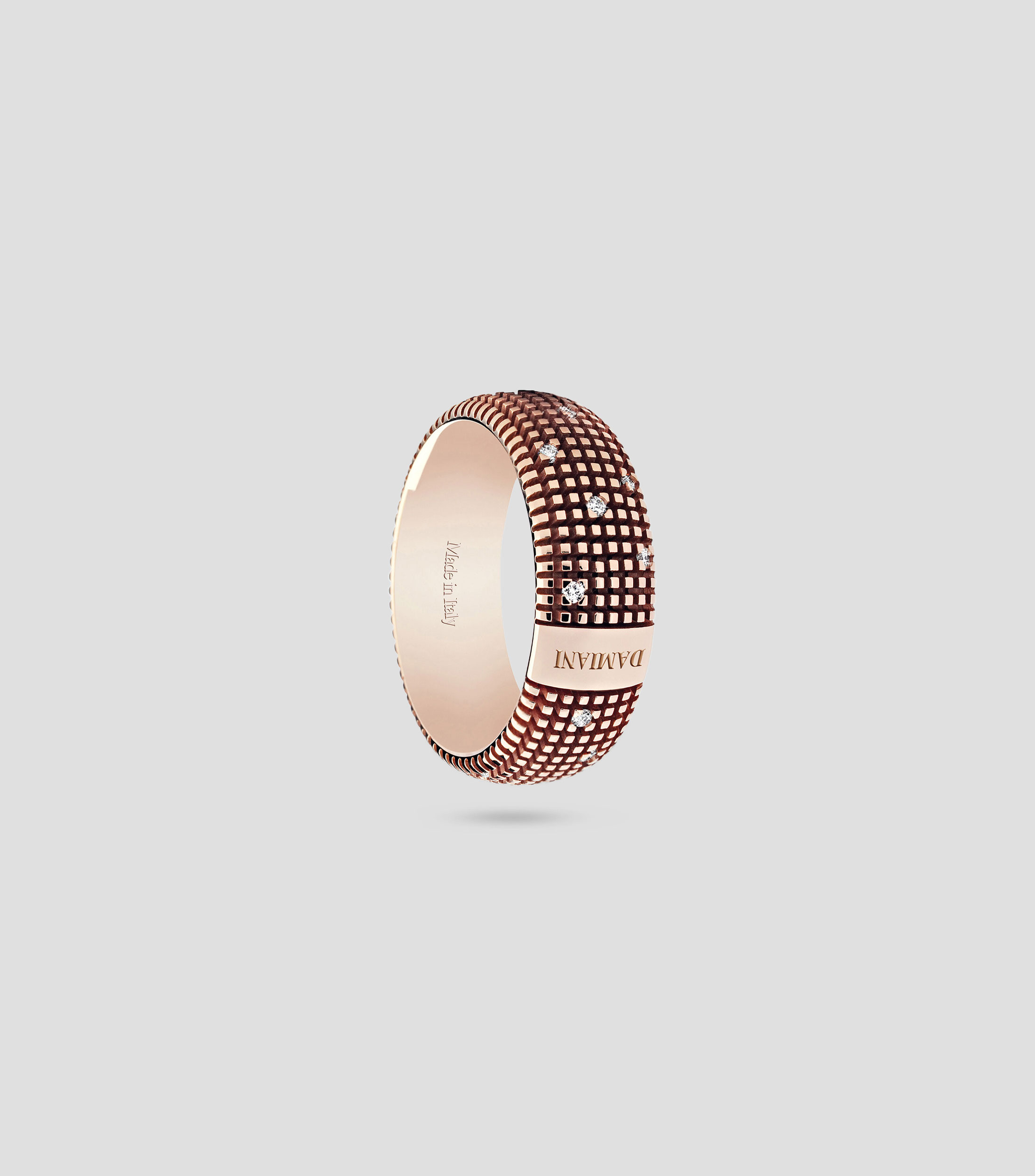 Anillo en oro rosa de 18 kilates con diamante Metropolitan Mujer