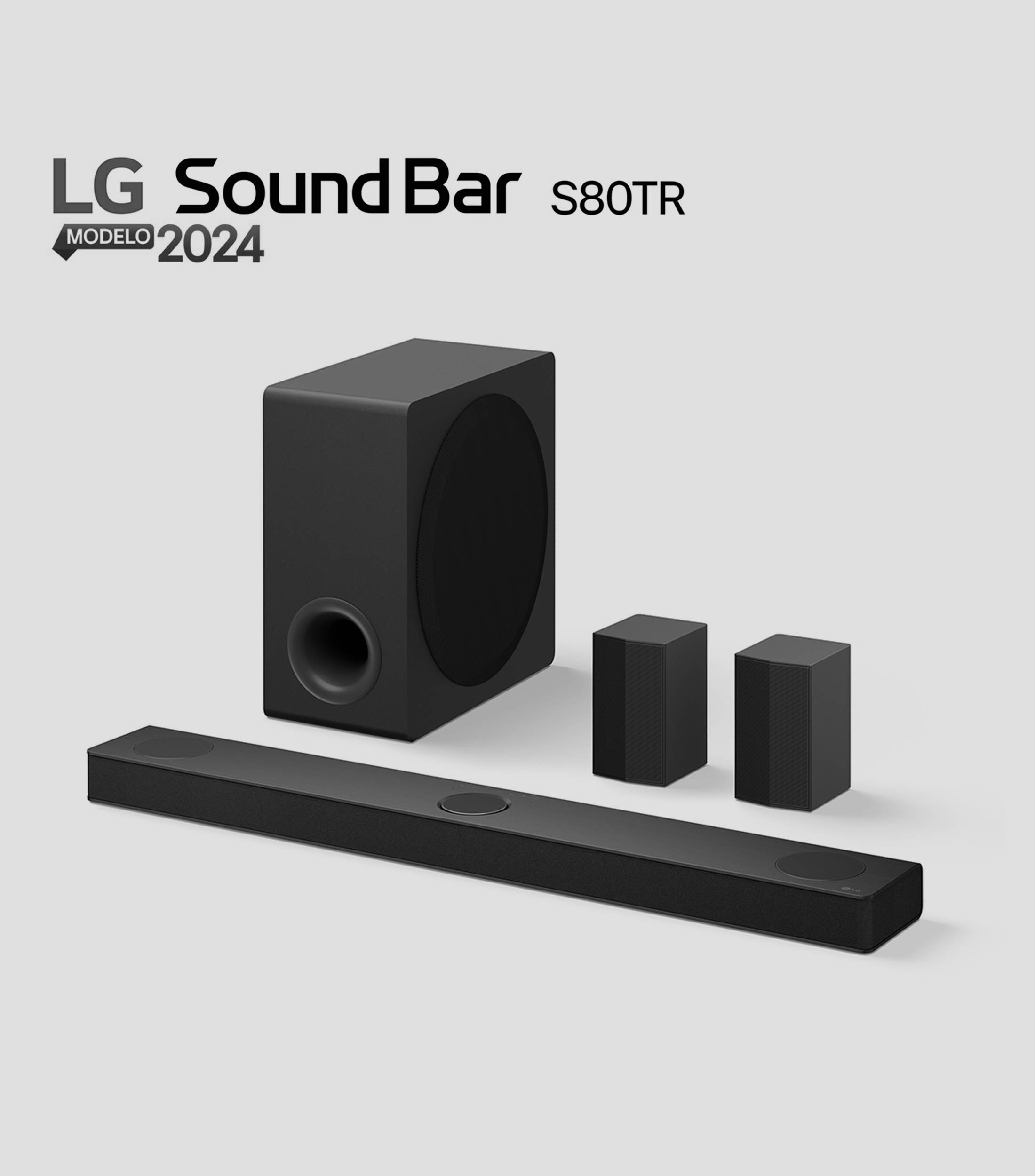 Barra de sonido S80TR 5.1.3 canales Bluetooth, Wi-Fi 580 W