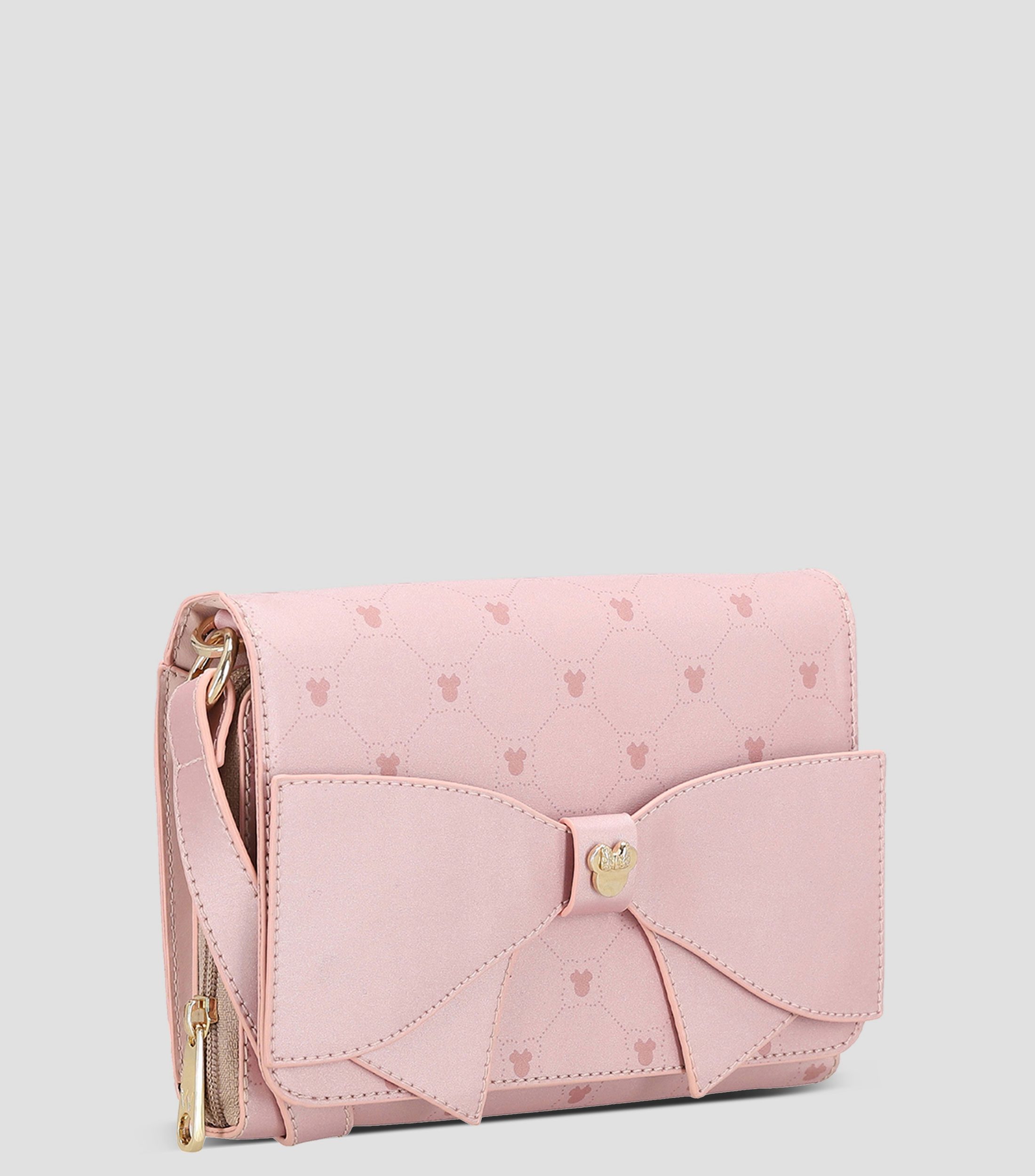 Bolsa crossbody rosa Disney estampada Niña