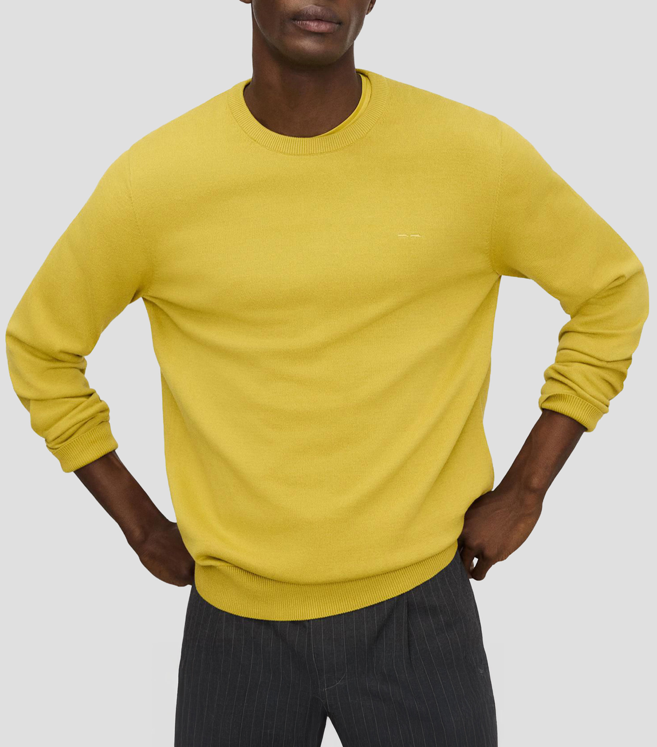 Suéter cuello redondo Hombre