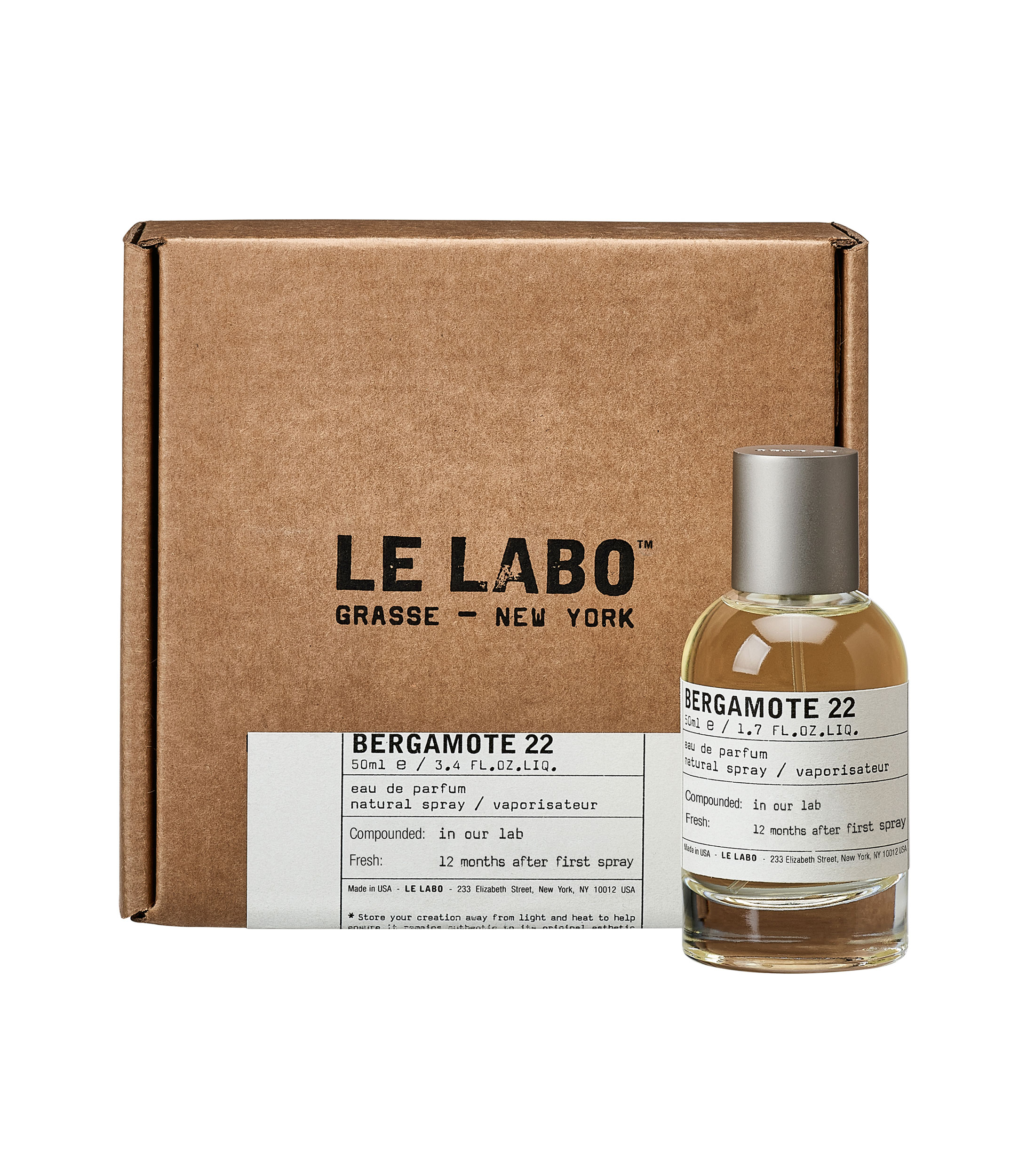 Perfume Bergamote 22 Eau de Parfum, 50 ml Unisex