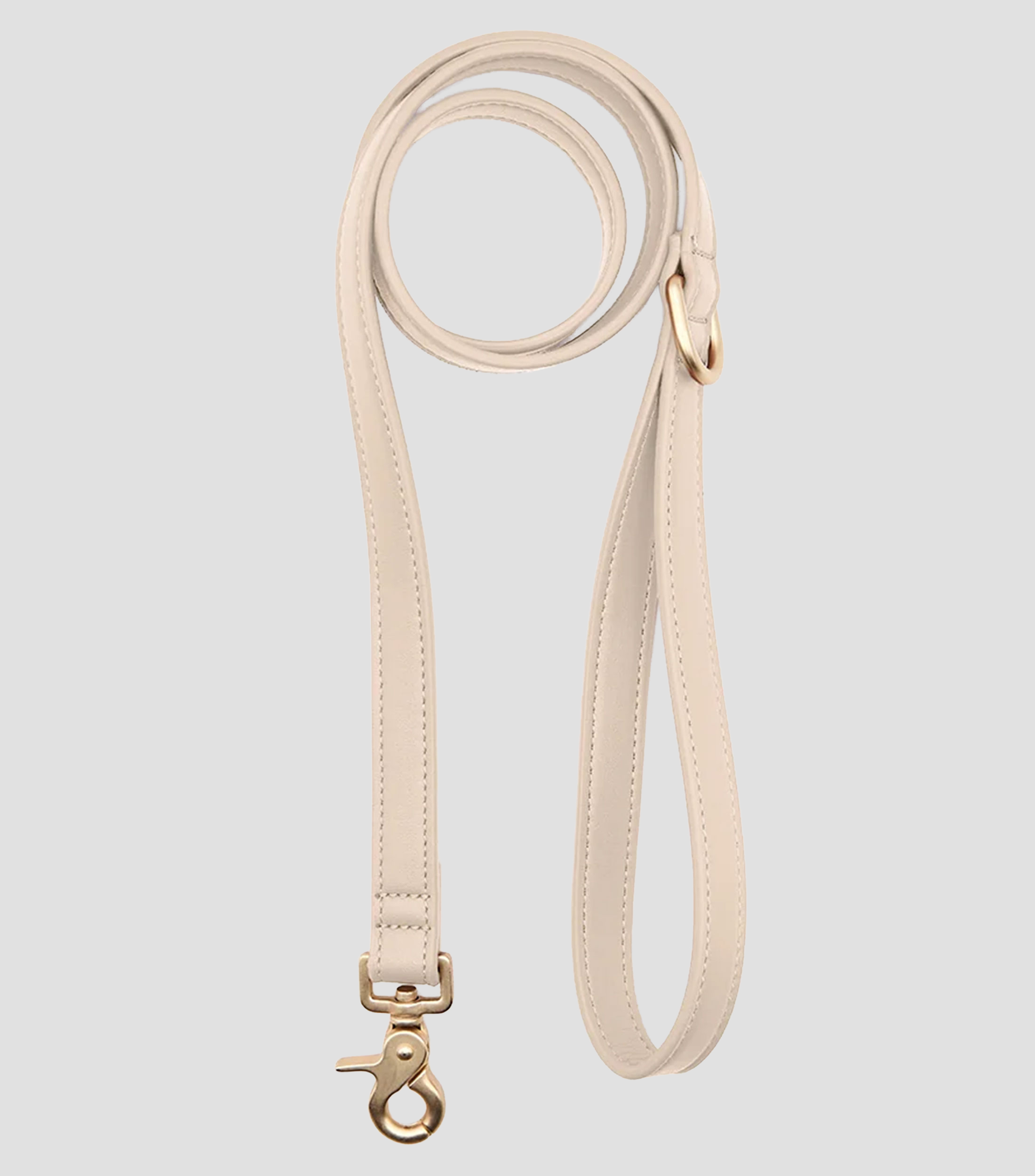 Correa Cuero Vegano Beige 1,4 metros