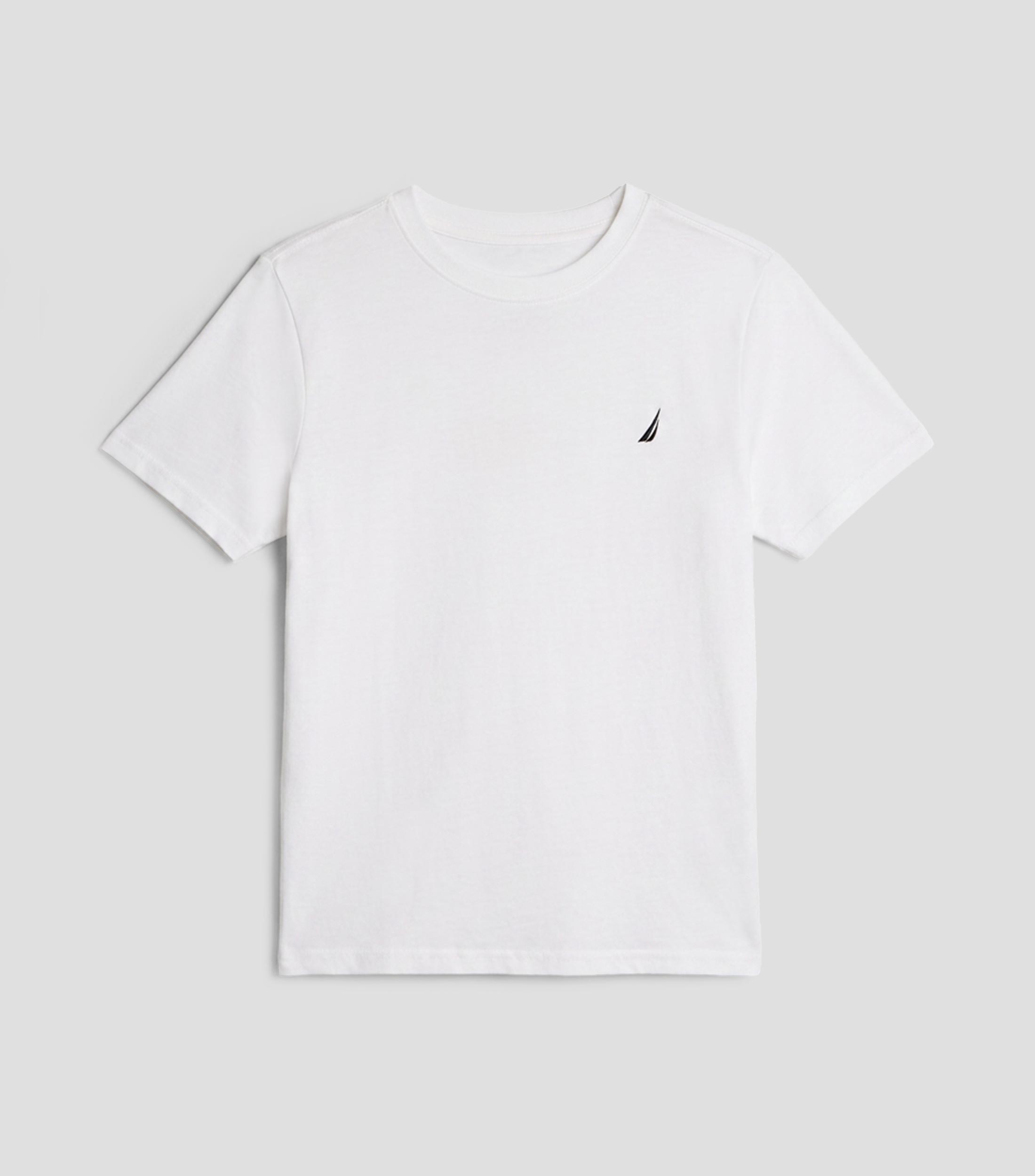 Playera cuello redondo manga corta lisa Niño