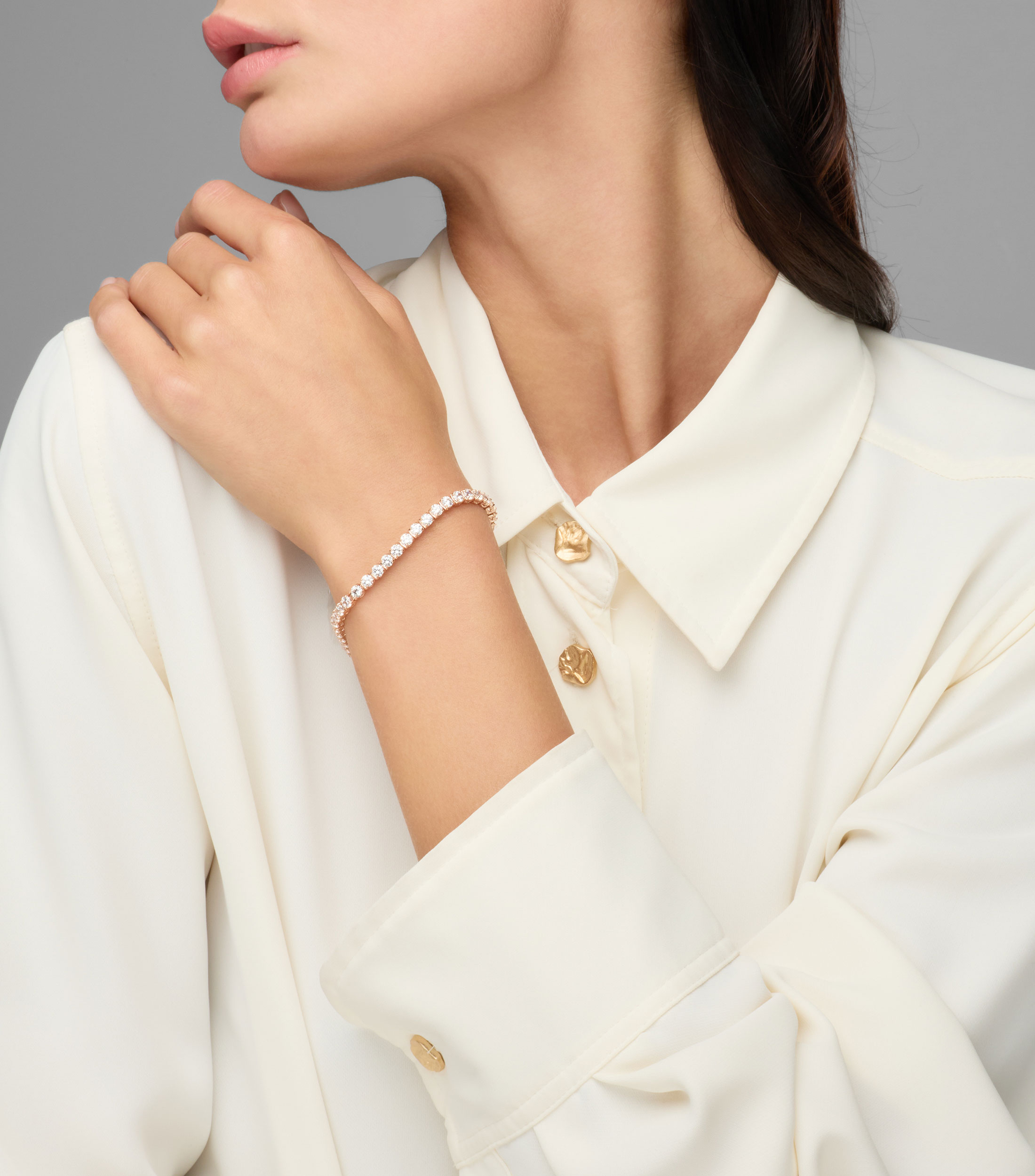 Brazalete con incrustaciones de circonia Matrix Tennis Mujer