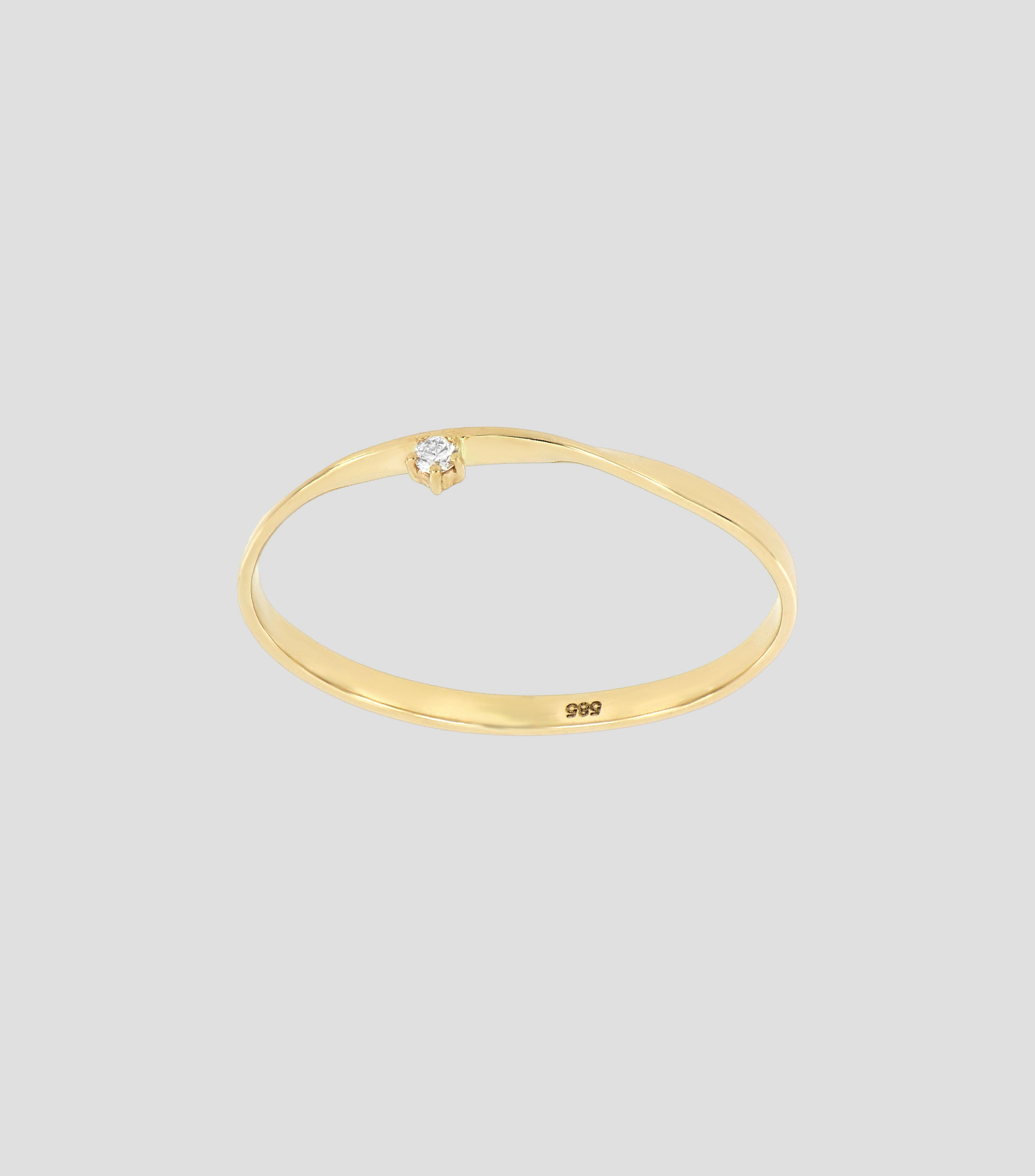 Anillo en oro de 18 Kts Mujer