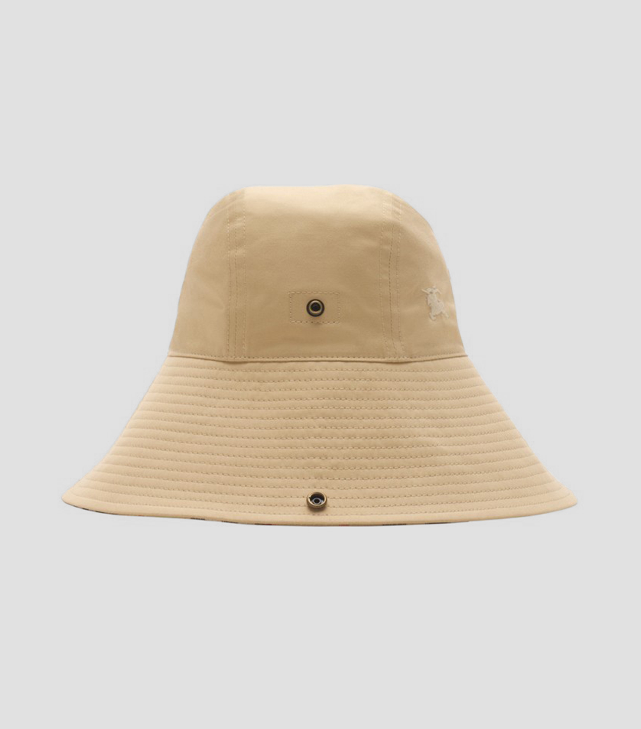 Sombrero en gabardina con Check Hombre