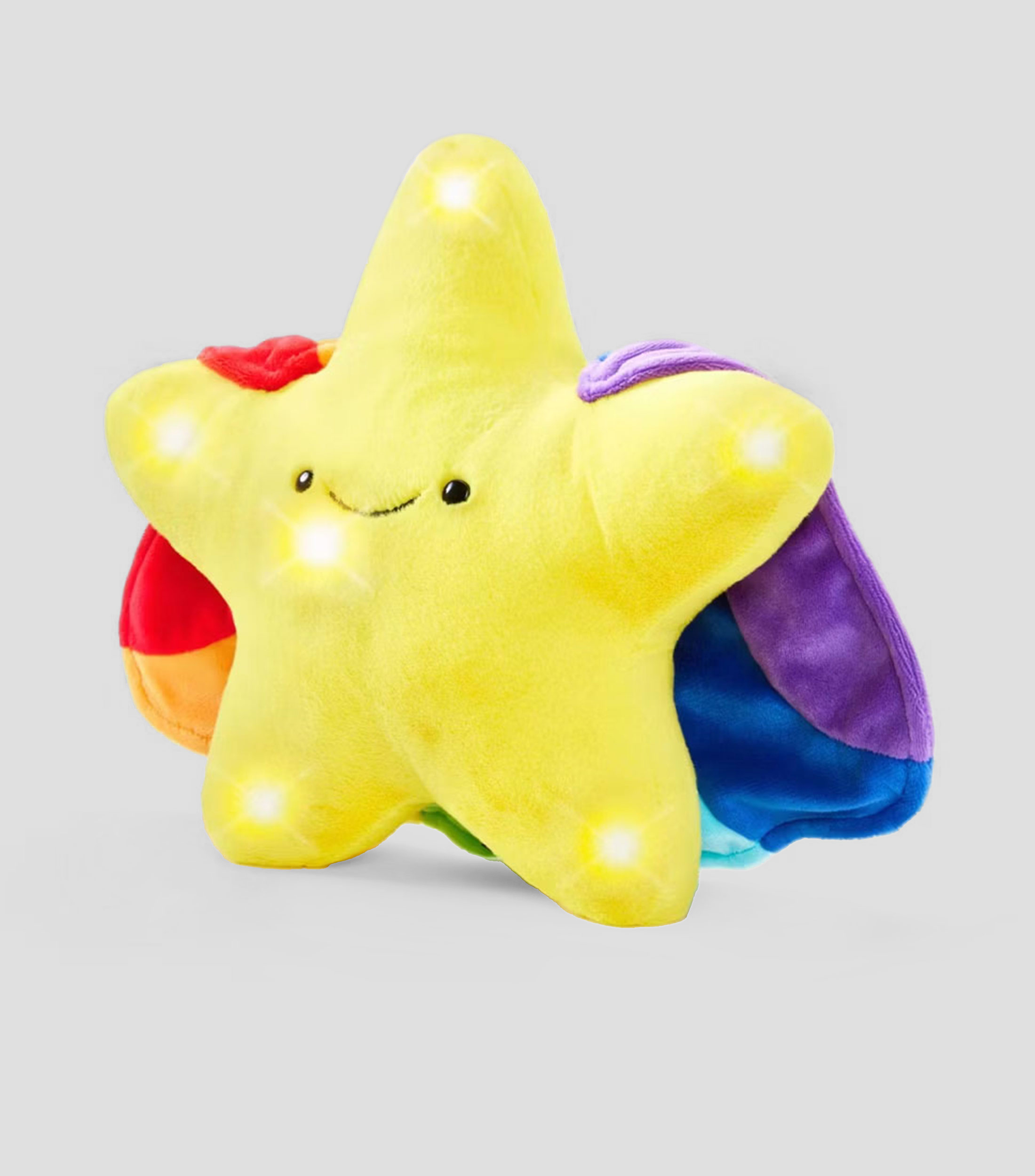 Estrella espacial de peluche con luz y sonido