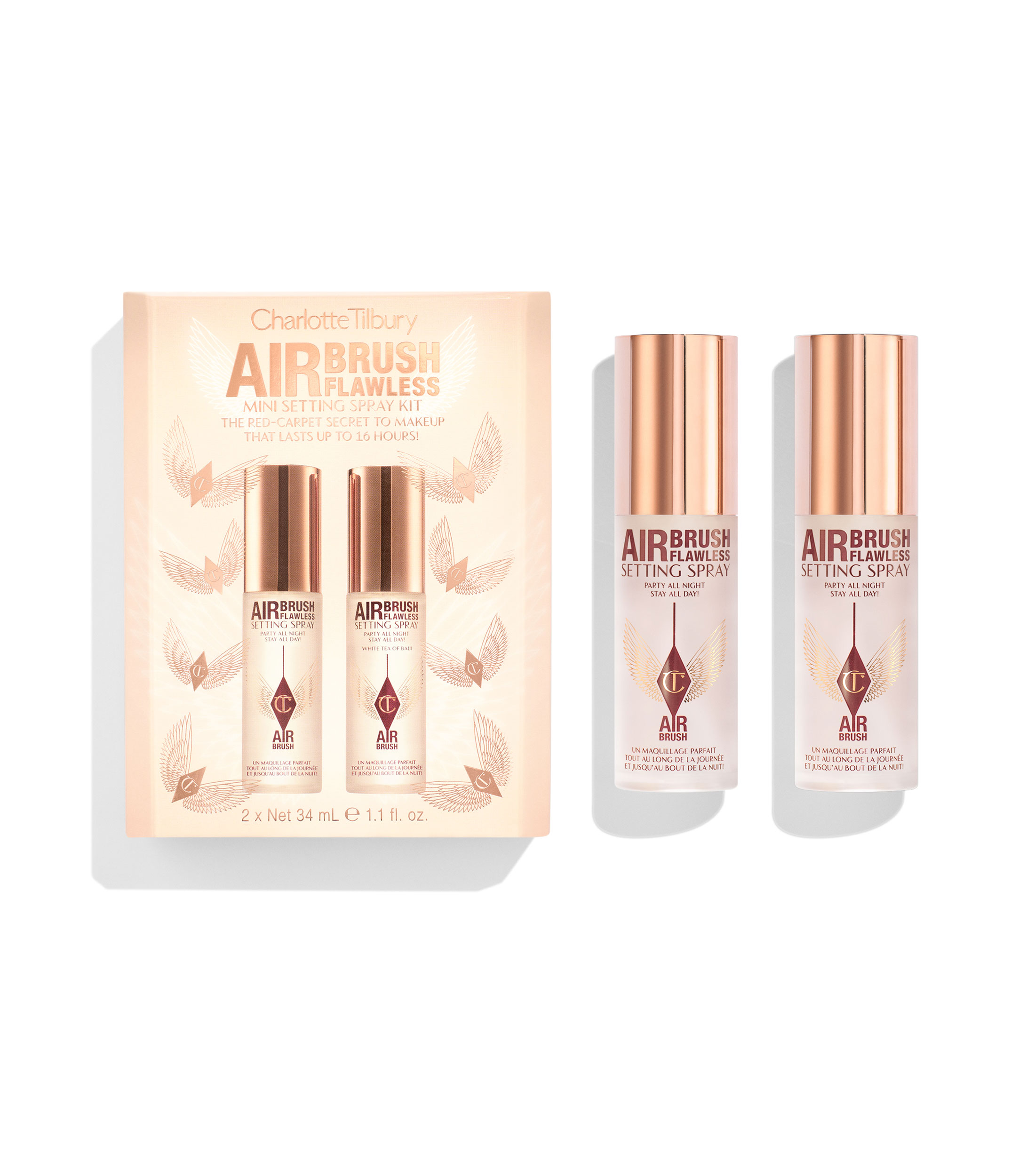 Set Airbrush Flawless Mini Setting Spray Unisex