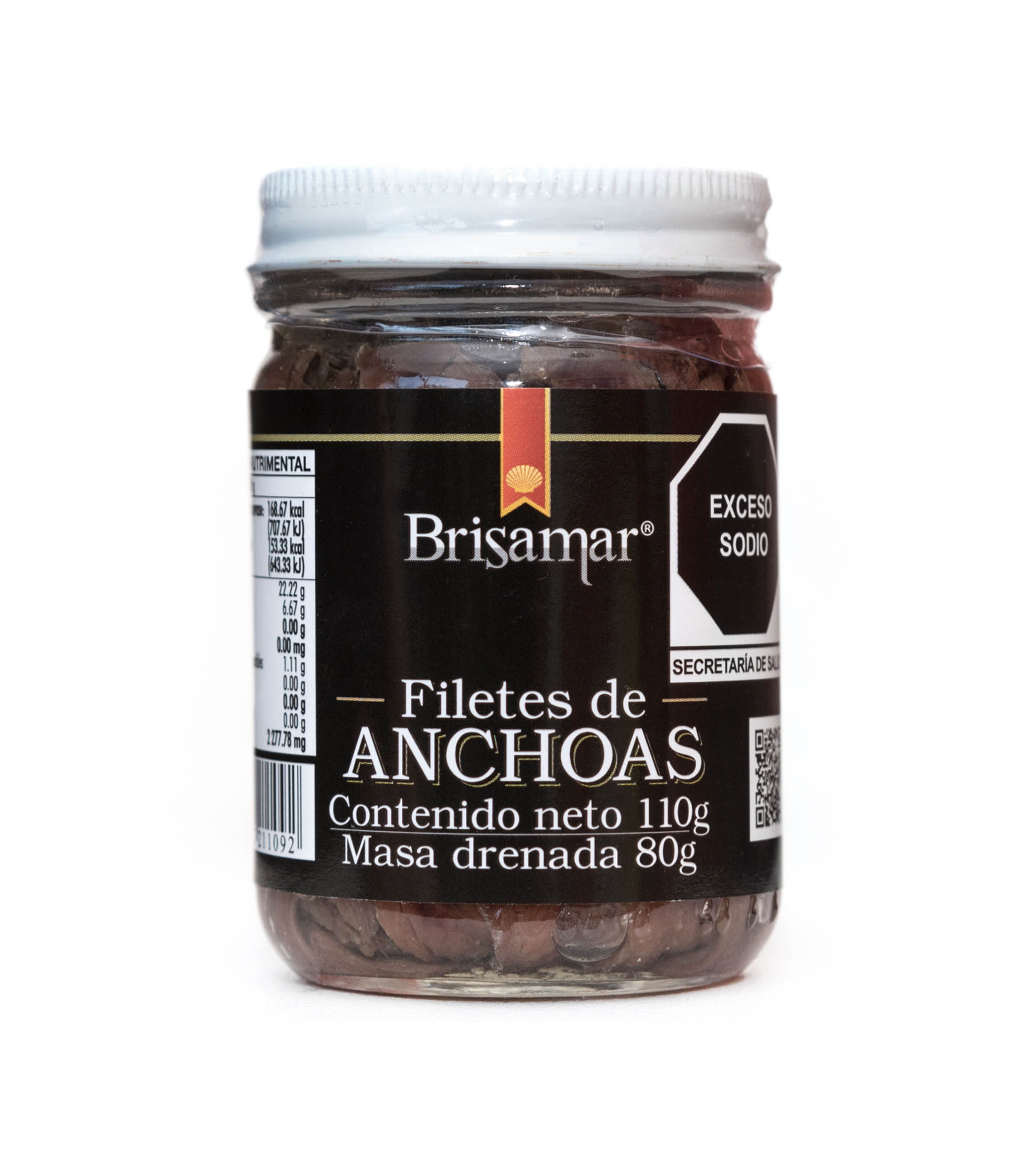 Filetes de anchoas, 110 g