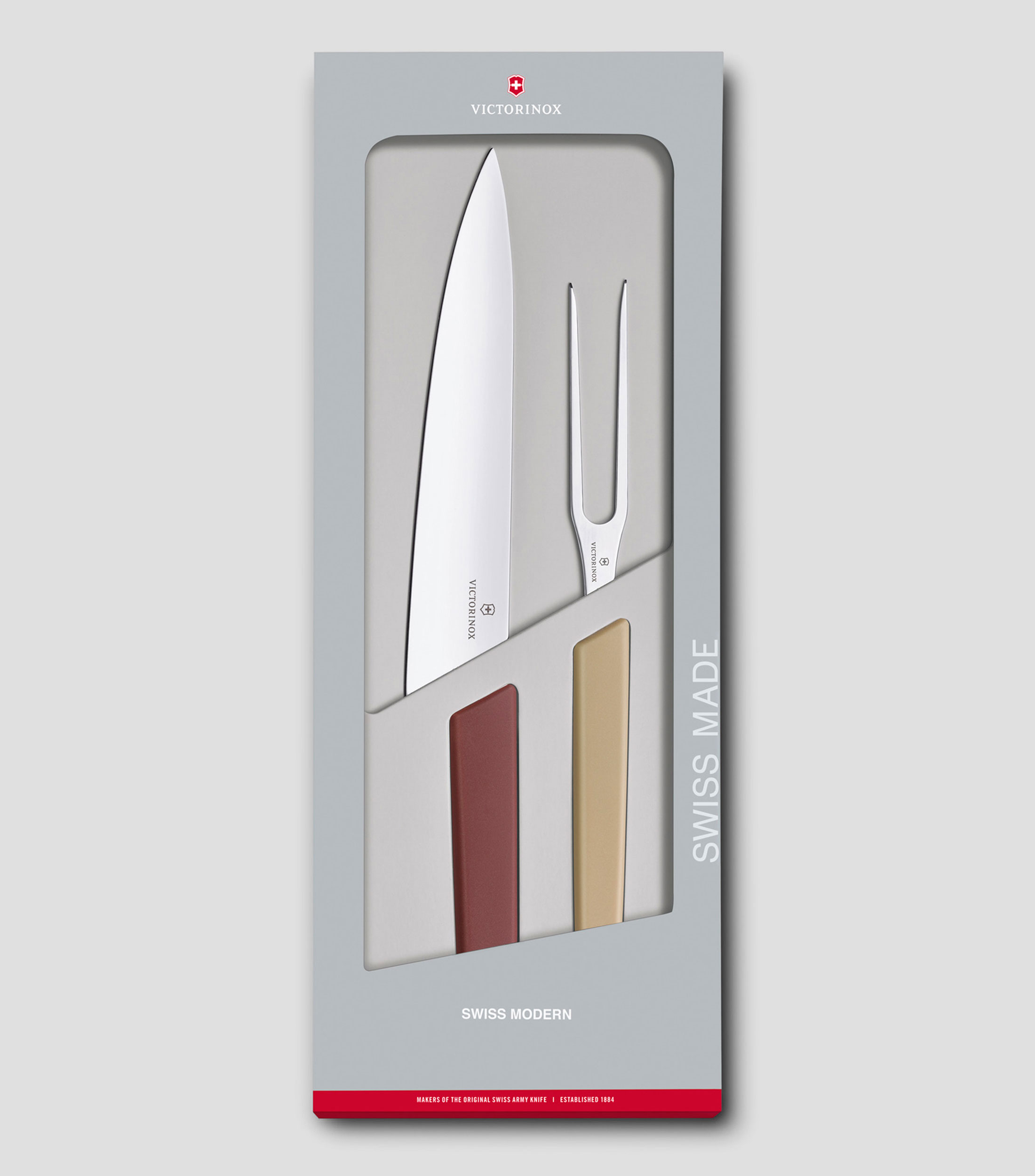Set de cuchillo y trinchador 2 piezas
