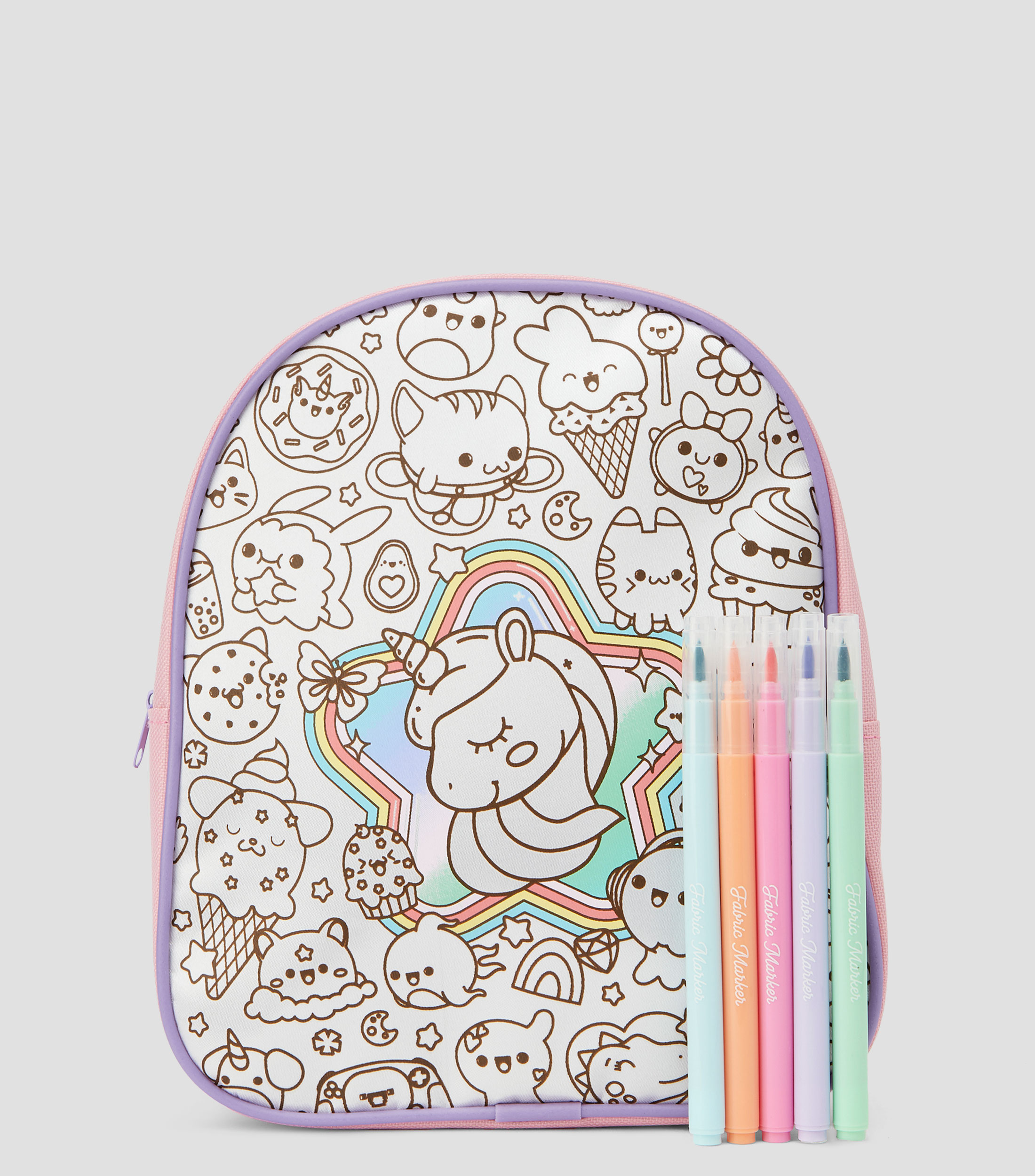 Set Kawaii Color & Style Mini Backpack