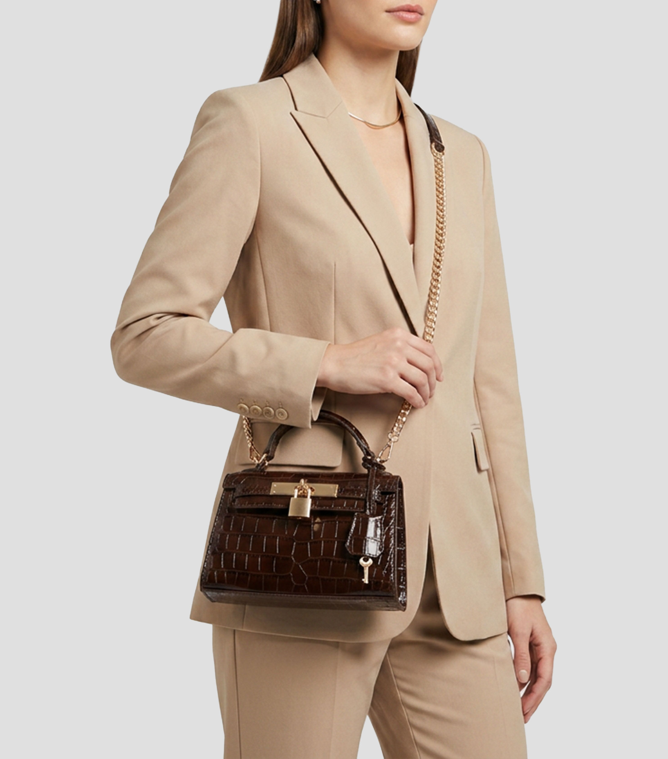 Bolsa crossbody Sandy animal skin Mujer