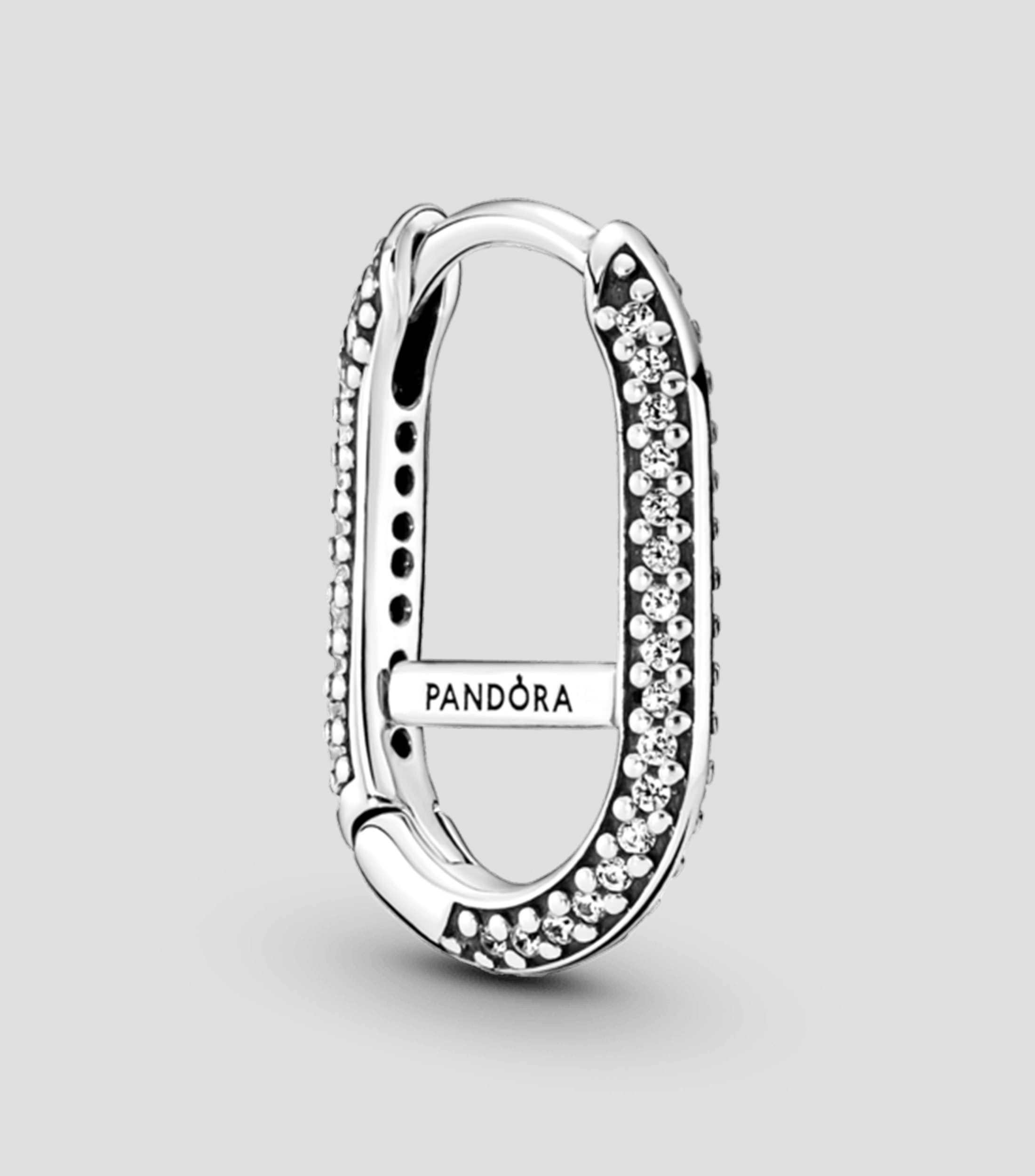 Arete en plata Pandora Me Pavé Link Mujer