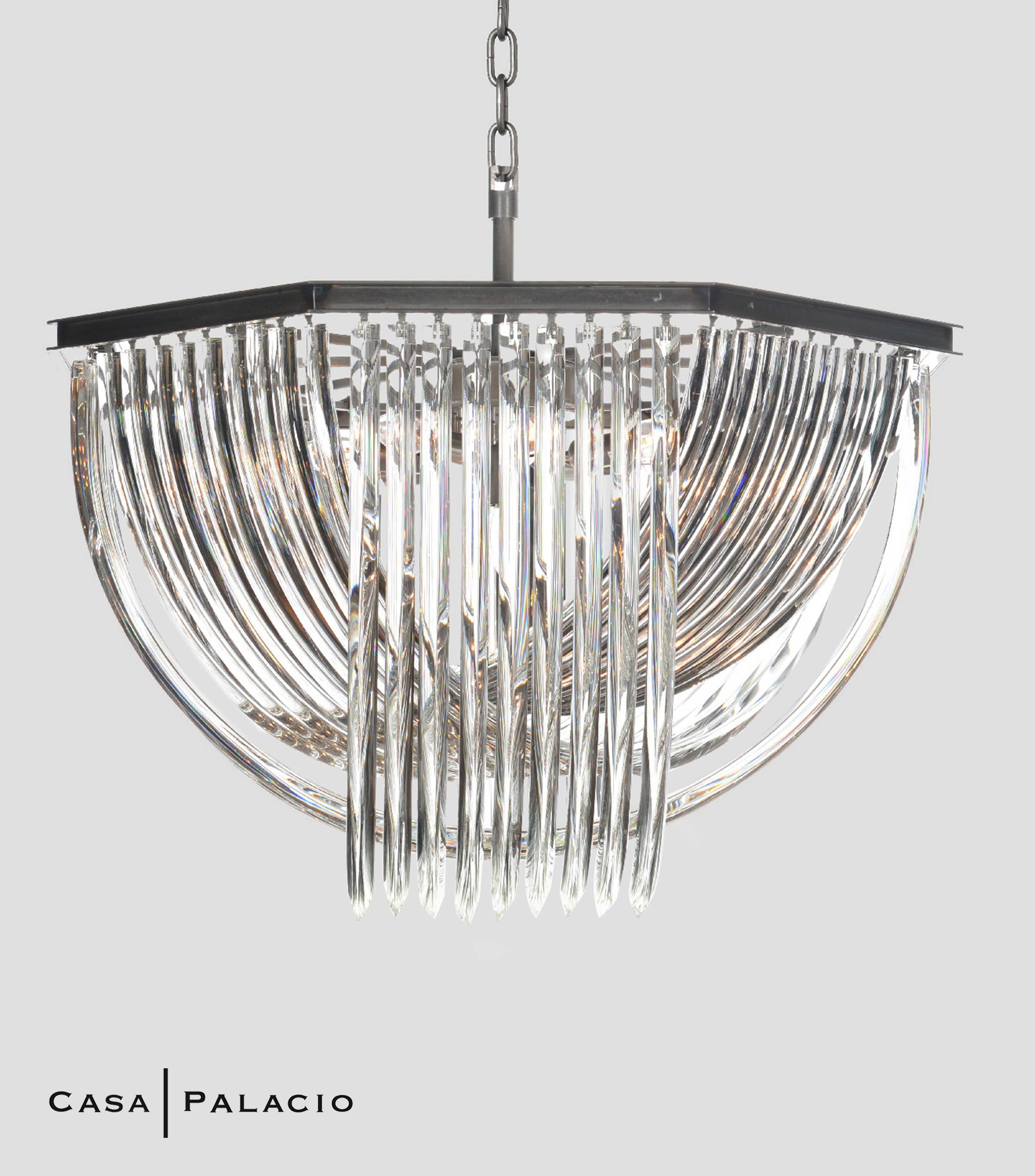 Lampara colgante Crossglass 225 W