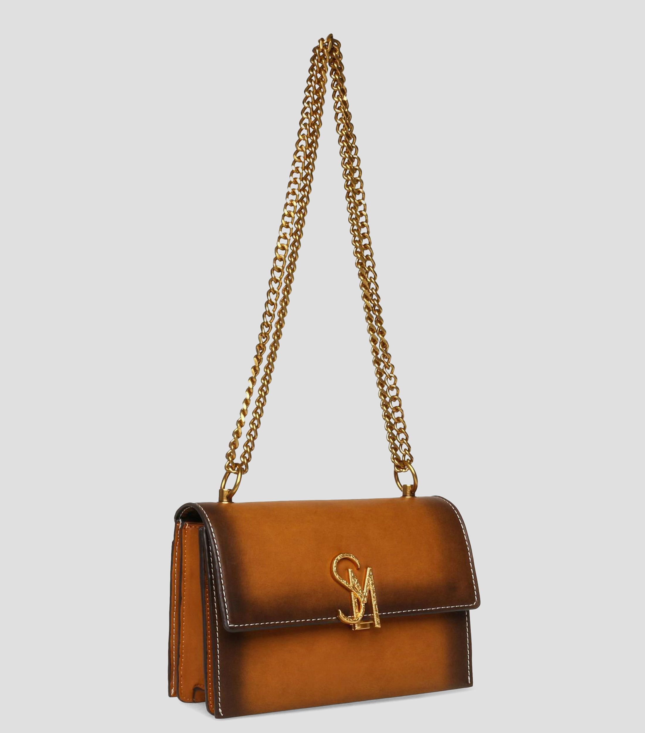 Bolsa crossbody café Bpayson degradada Mujer