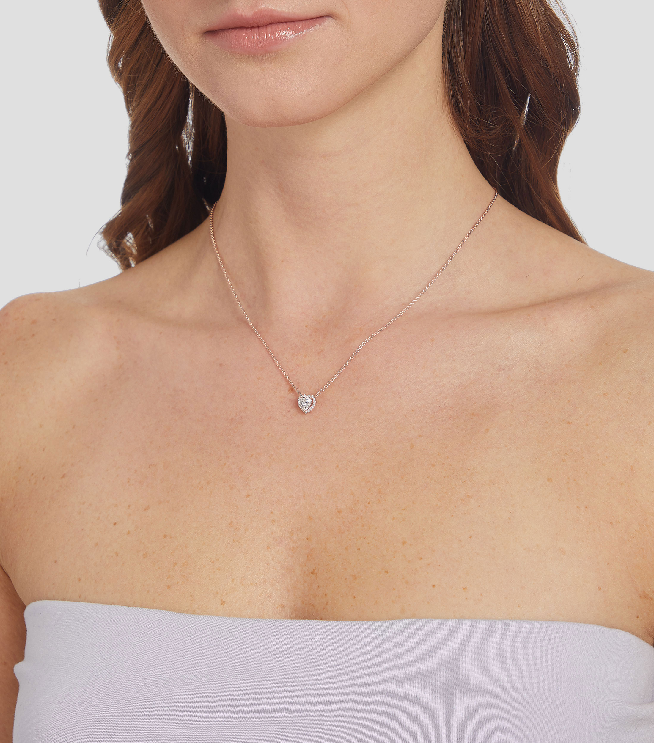 Collar con dije de corazón Timeless Mujer
