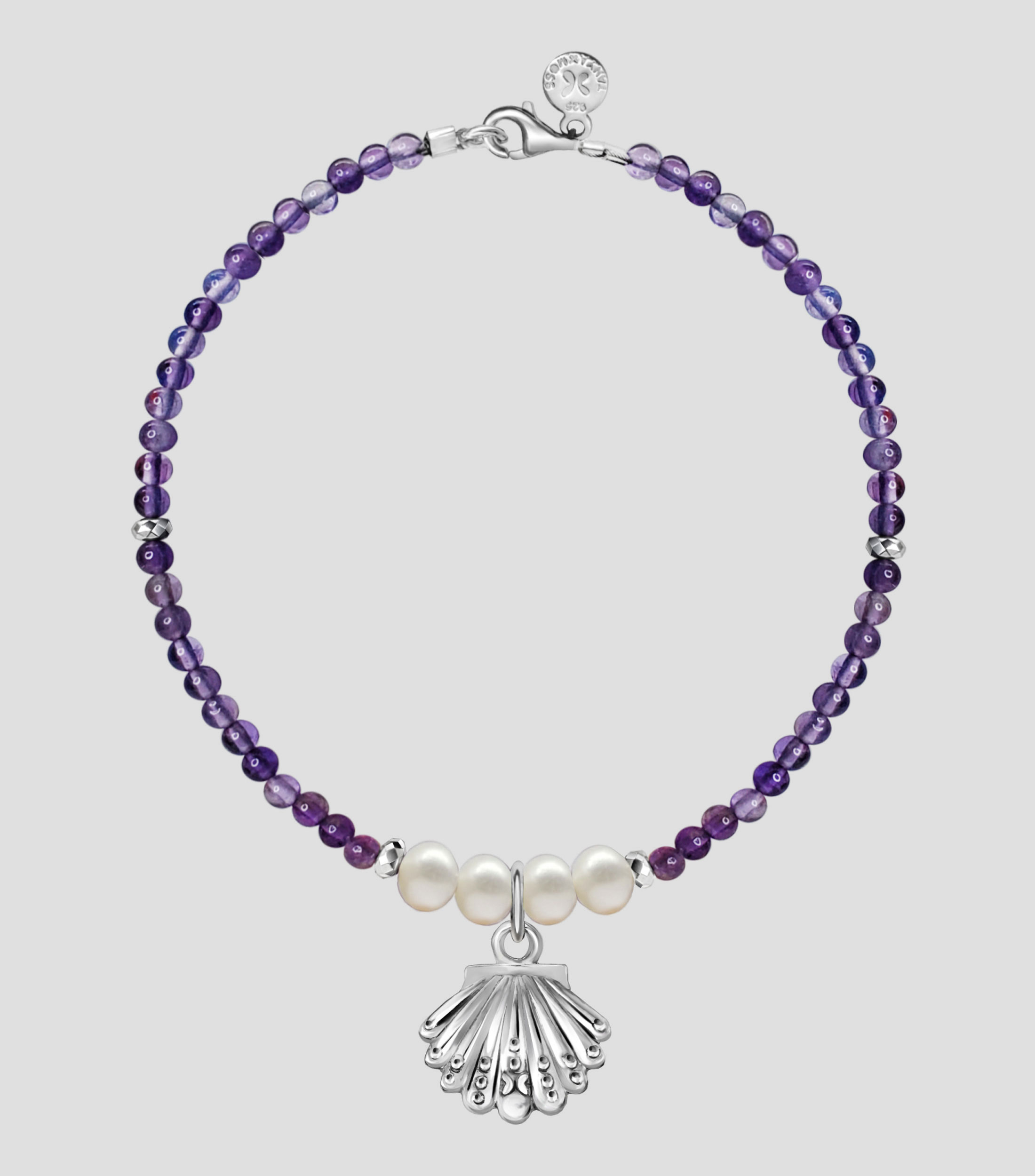 Pulsera Arrecife en plata .925 conchita Mujer