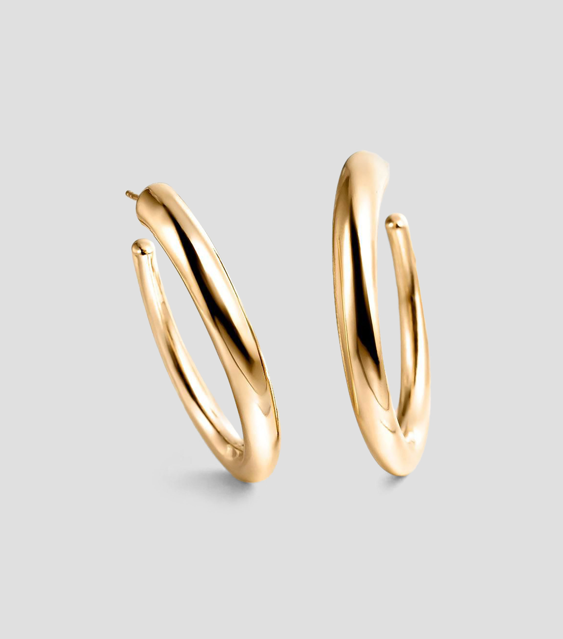 Pendientes de aro en plata .925 Mujer
